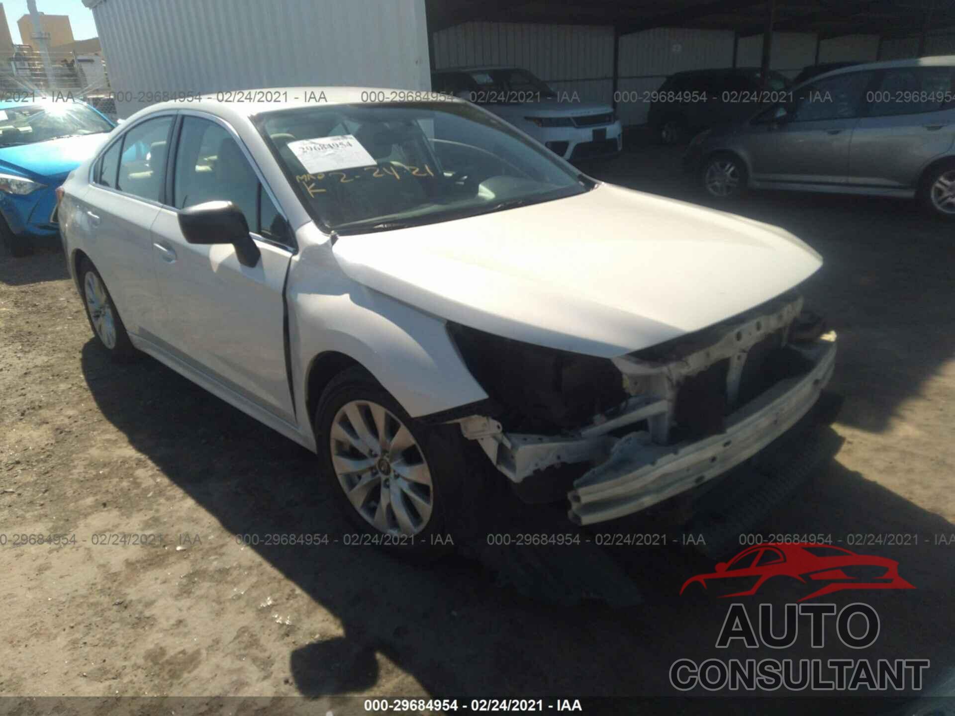 SUBARU LEGACY 2017 - 4S3BNAB67H3020502