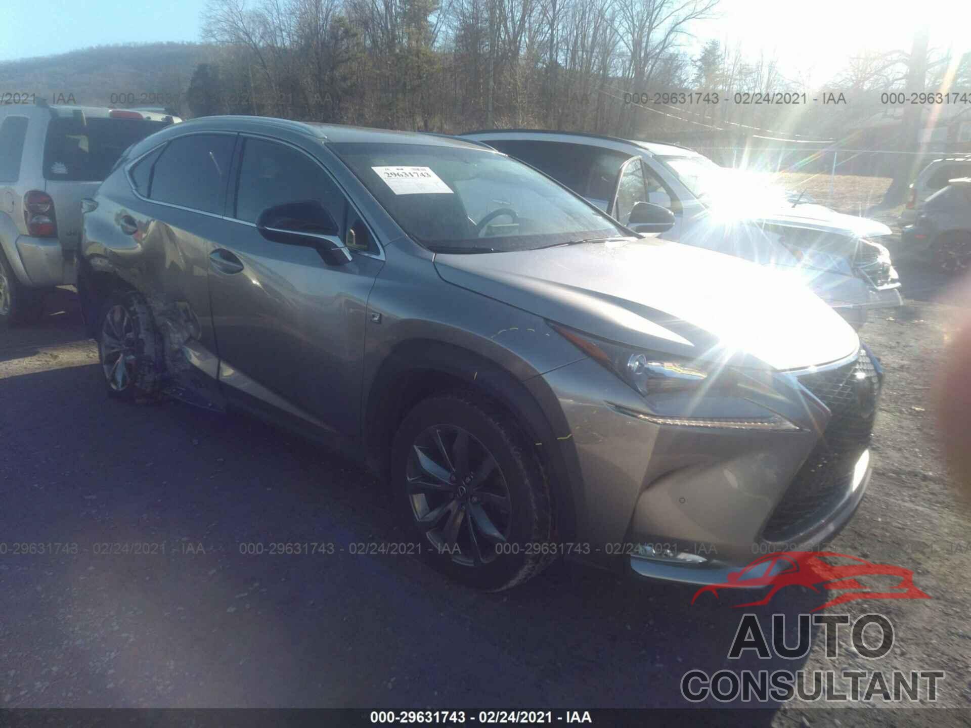 LEXUS NX 2017 - JTJBARBZ9H2130555