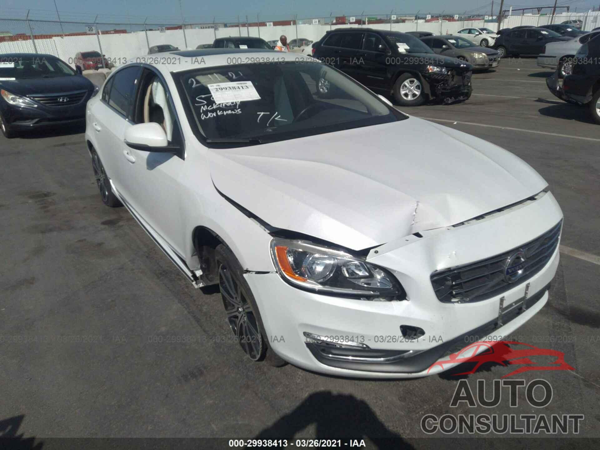 VOLVO S60 INSCRIPTION 2016 - LYV402FK7GB105833