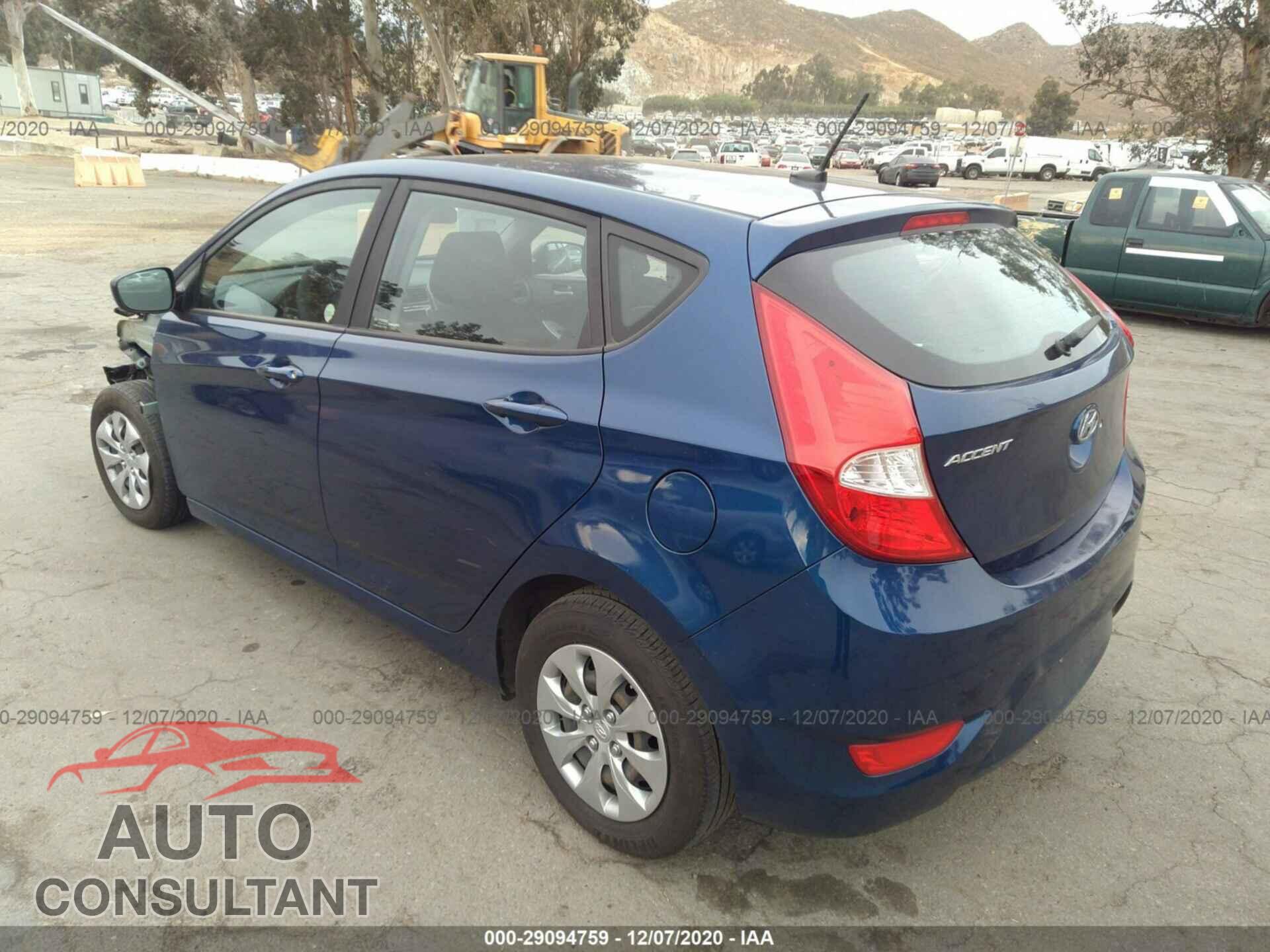 HYUNDAI ACCENT 2017 - KMHCT5AE0HU342592
