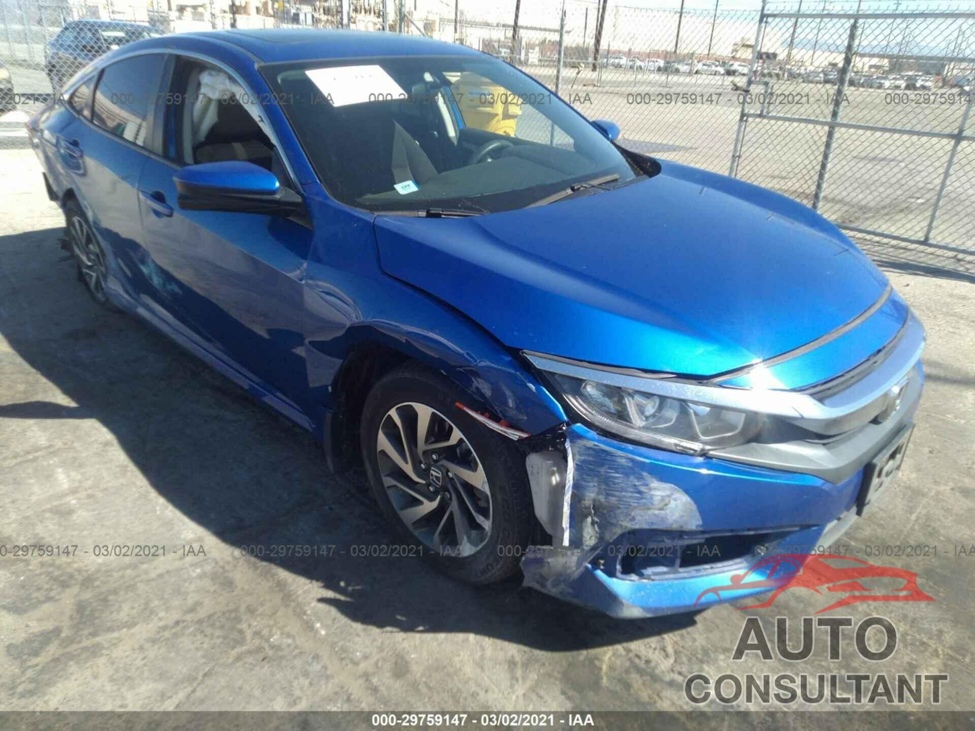 HONDA CIVIC SEDAN 2016 - 2HGFC2F70GH564546