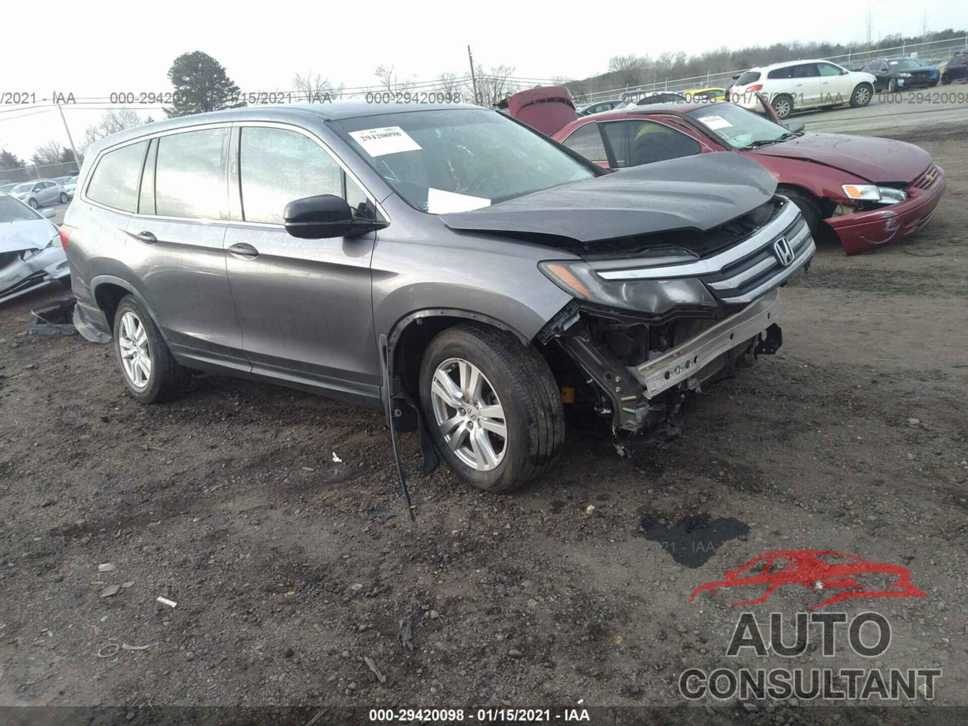 HONDA PILOT 2016 - 5FNYF6H18GB008795