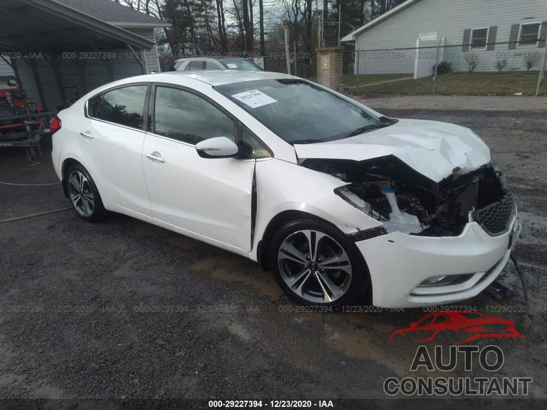 KIA FORTE 2016 - KNAFX4A87G5522362