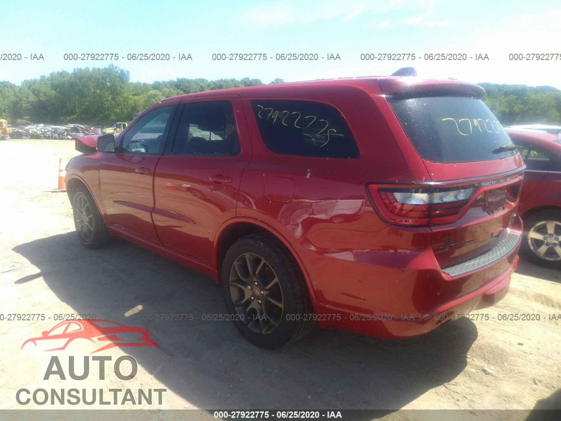 Dodge Durango 2017 - 1C4RDJDG4HC817488