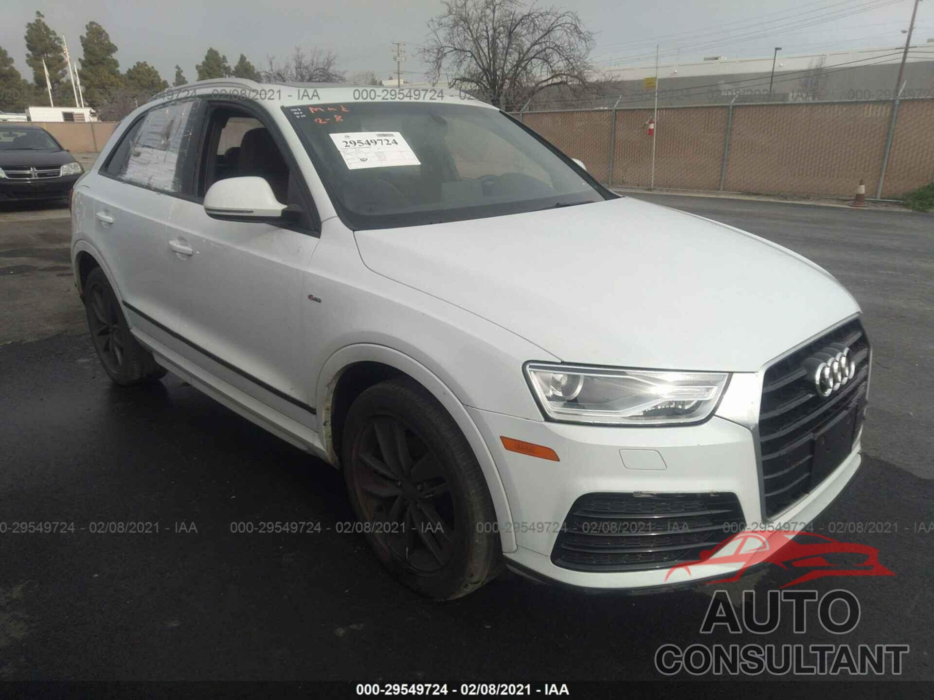 AUDI Q3 2018 - WA1BCCFS9JR021477