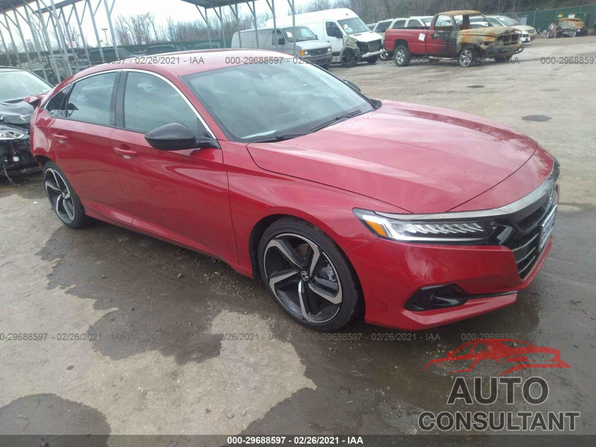 HONDA ACCORD SEDAN 2021 - 1HGCV1F38MA017250