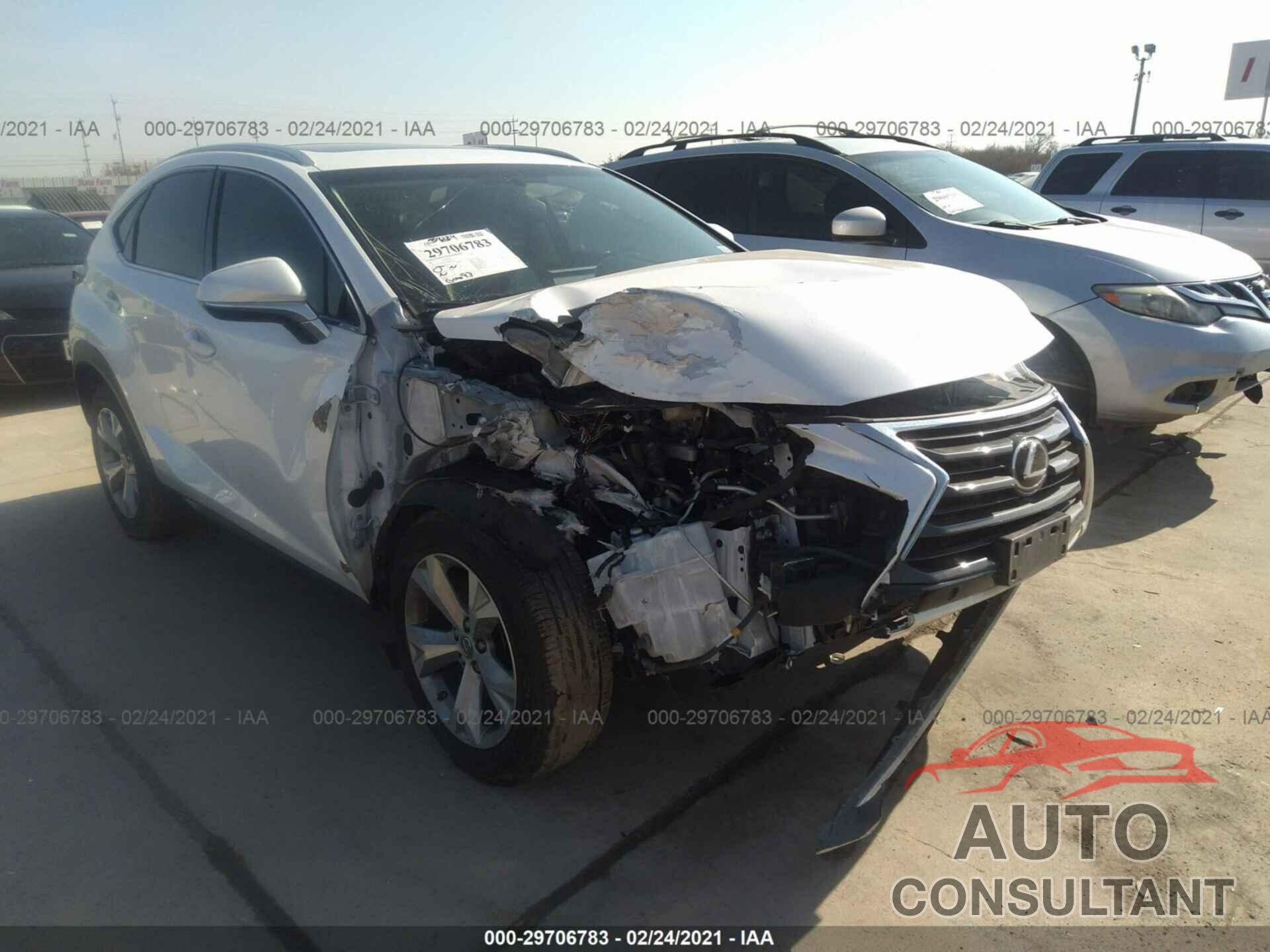 LEXUS NX 2017 - JTJYARBZ1H2062178