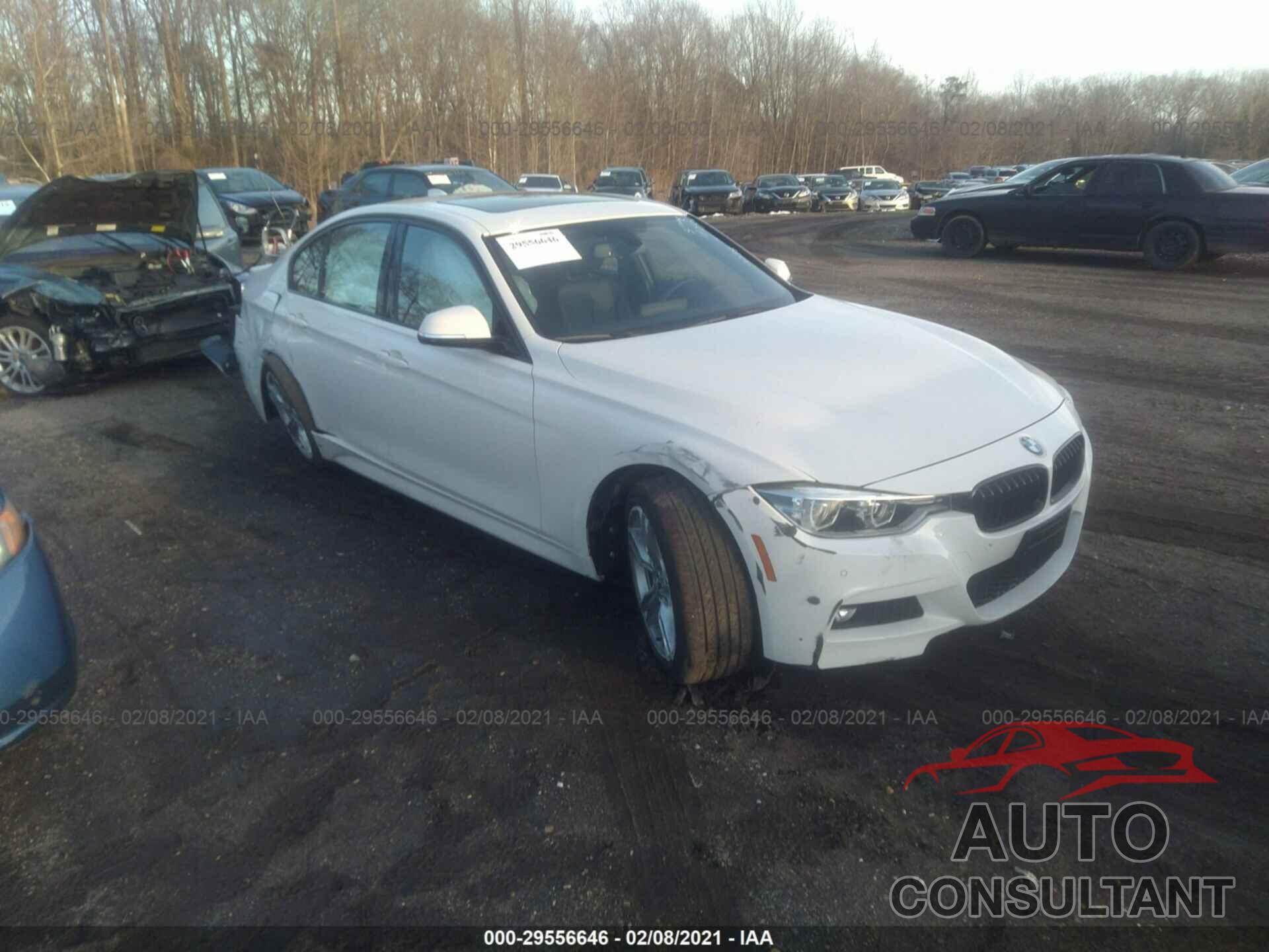 BMW 3 SERIES 2017 - WBA8D9G36HNU63140