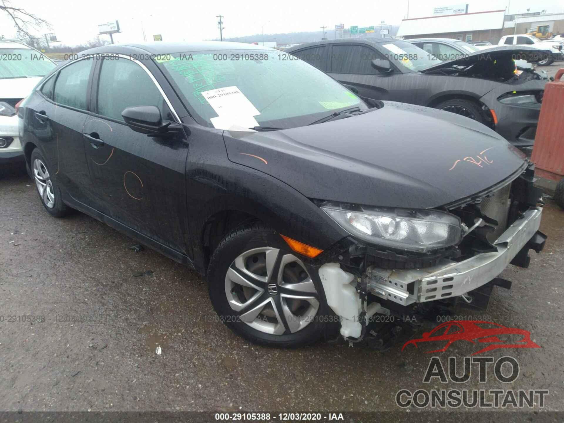 HONDA CIVIC SEDAN 2016 - 19XFC2F52GE027539