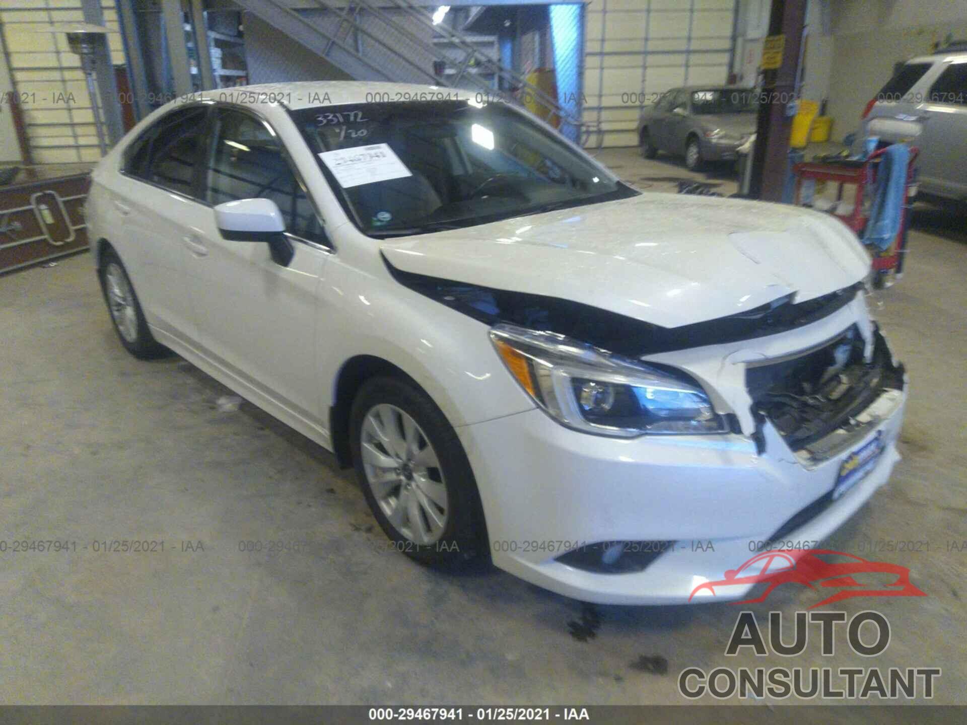 SUBARU LEGACY 2016 - 4S3BNBC61G3041235