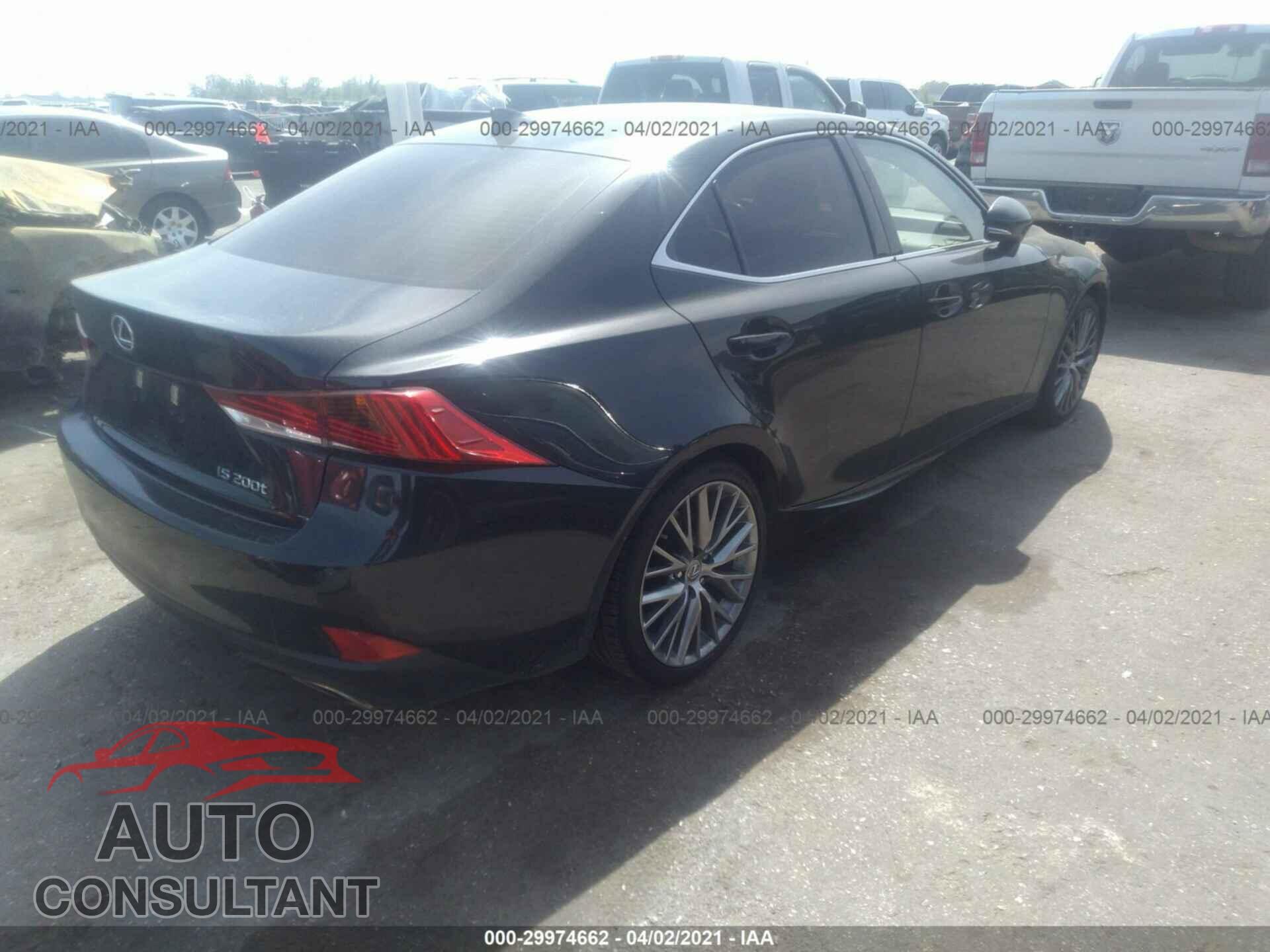 LEXUS IS 2017 - JTHBA1D24H5047049