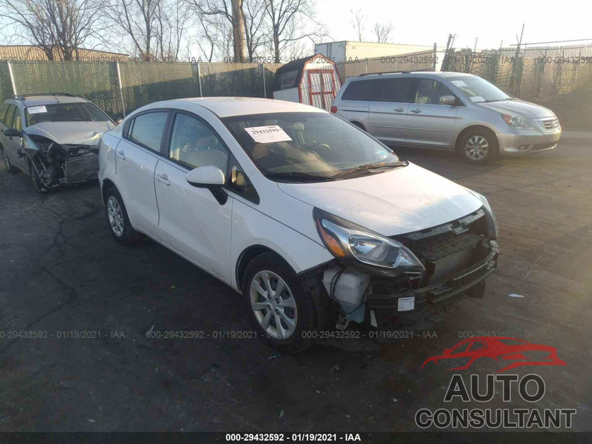 KIA RIO 2016 - KNADM4A35G6588584