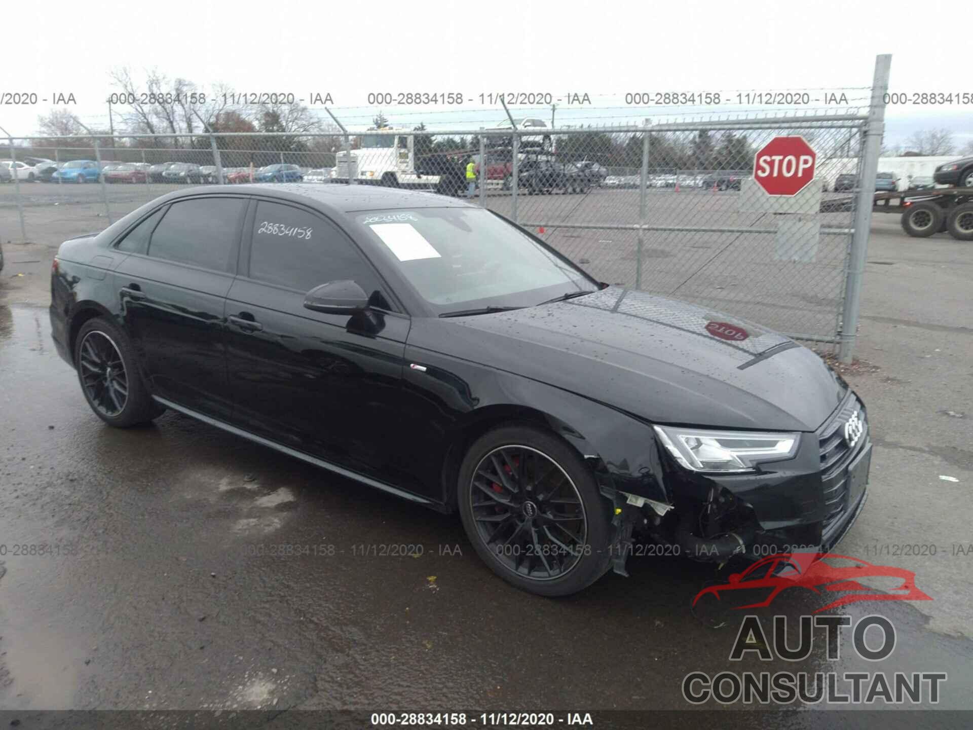 AUDI A4 2018 - WAUENAF44JA209080