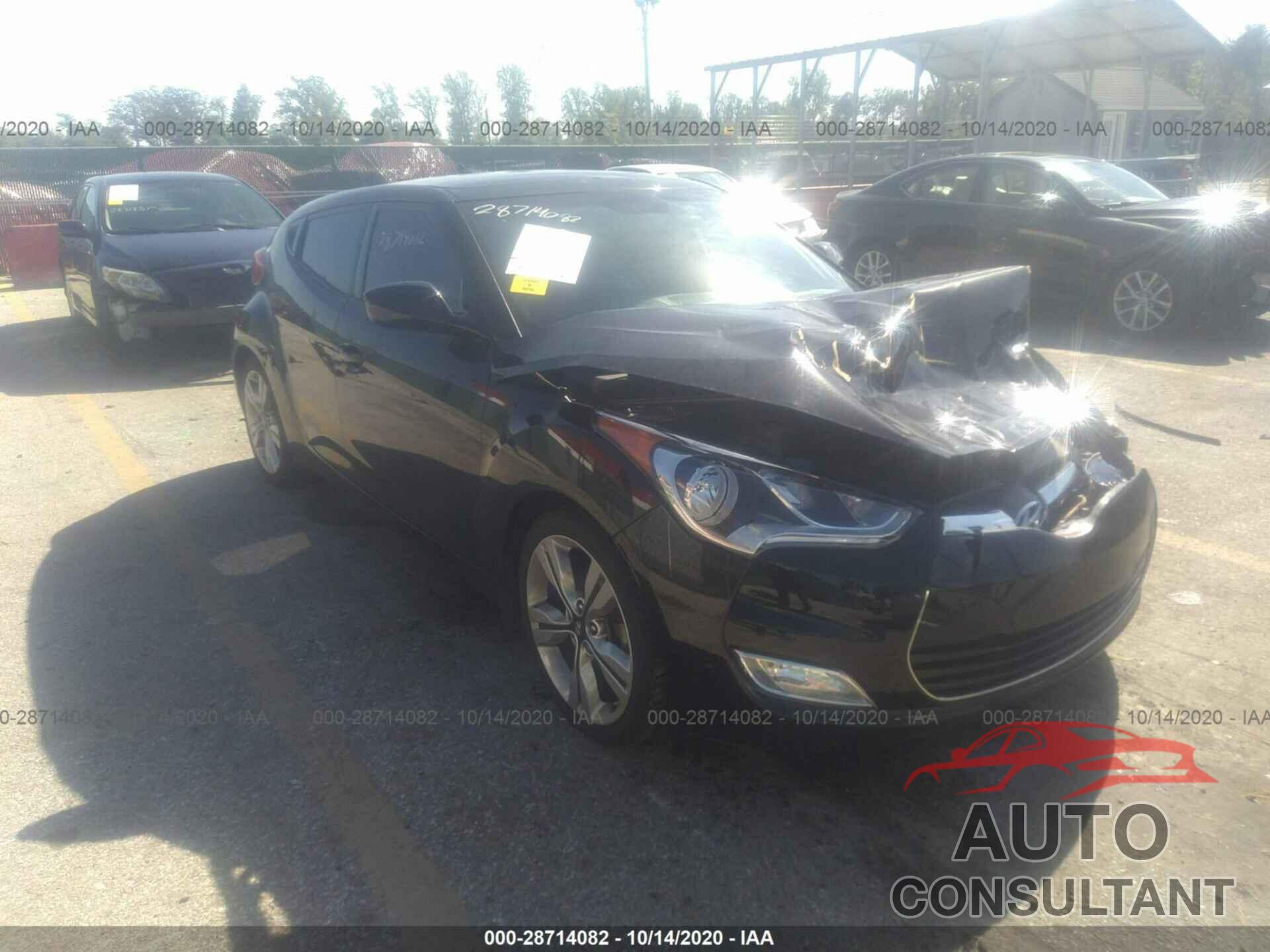 HYUNDAI VELOSTER 2017 - KMHTC6AD4HU324626