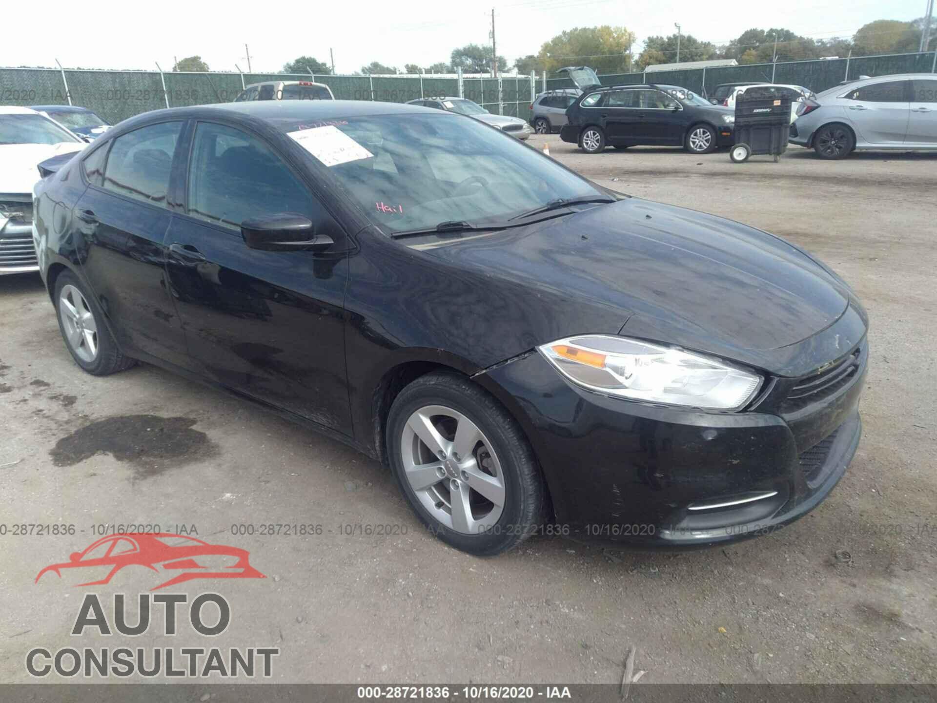 DODGE DART 2016 - 1C3CDFFA5GD796899