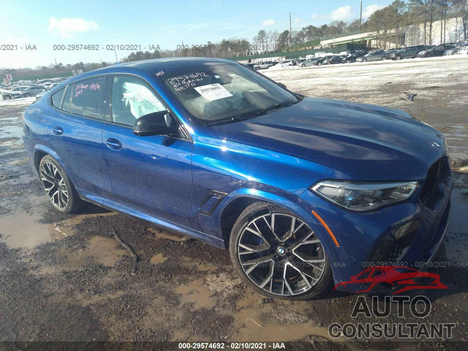 BMW X6 M 2021 - 5YMCY0C06M9F27134