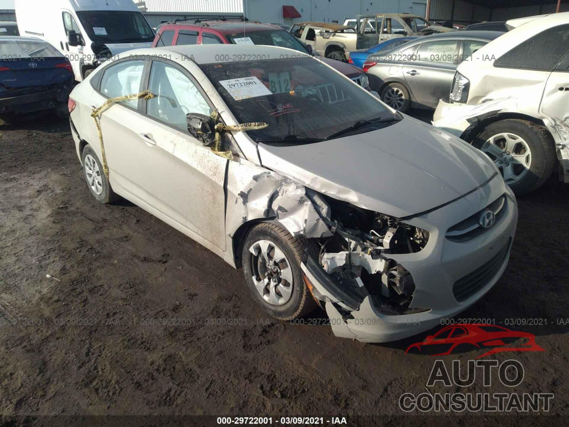 HYUNDAI ACCENT 2016 - KMHCT4AE7GU108359
