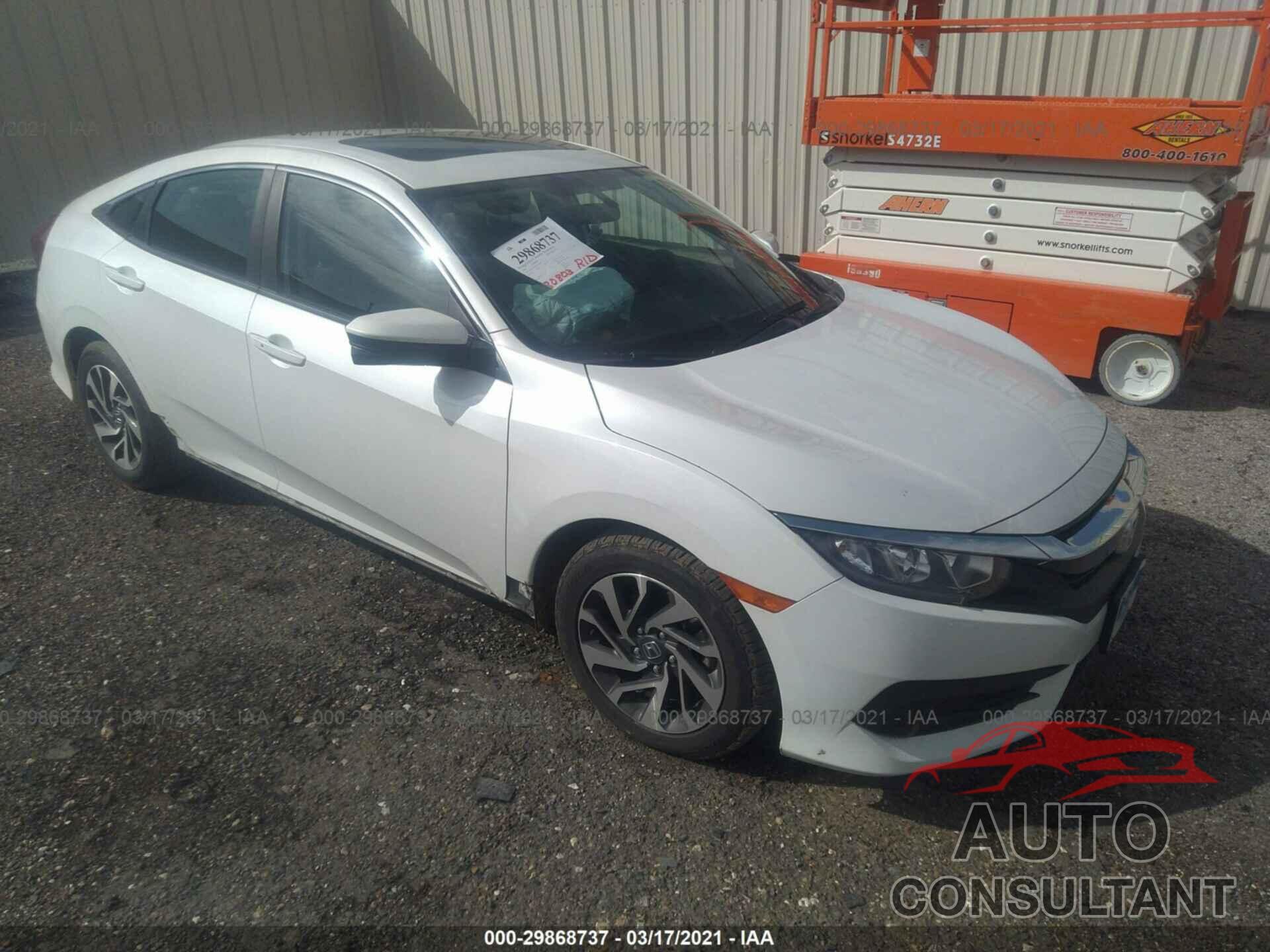 HONDA CIVIC SEDAN 2016 - 19XFC2F74GE246004