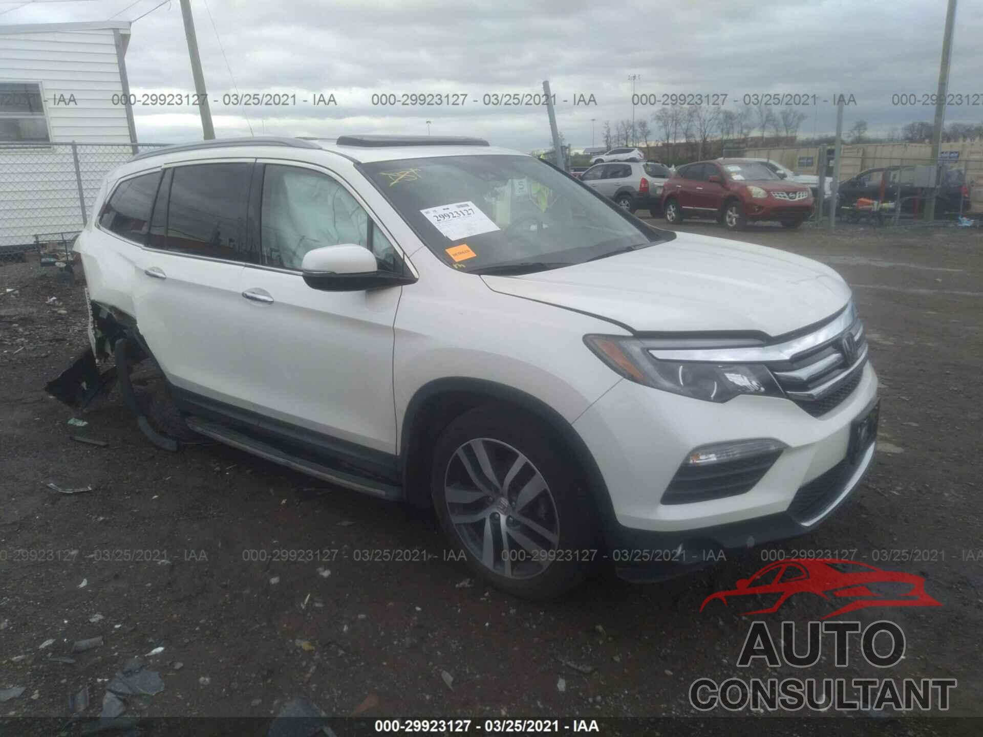 HONDA PILOT 2017 - 5FNYF6H03HB068749