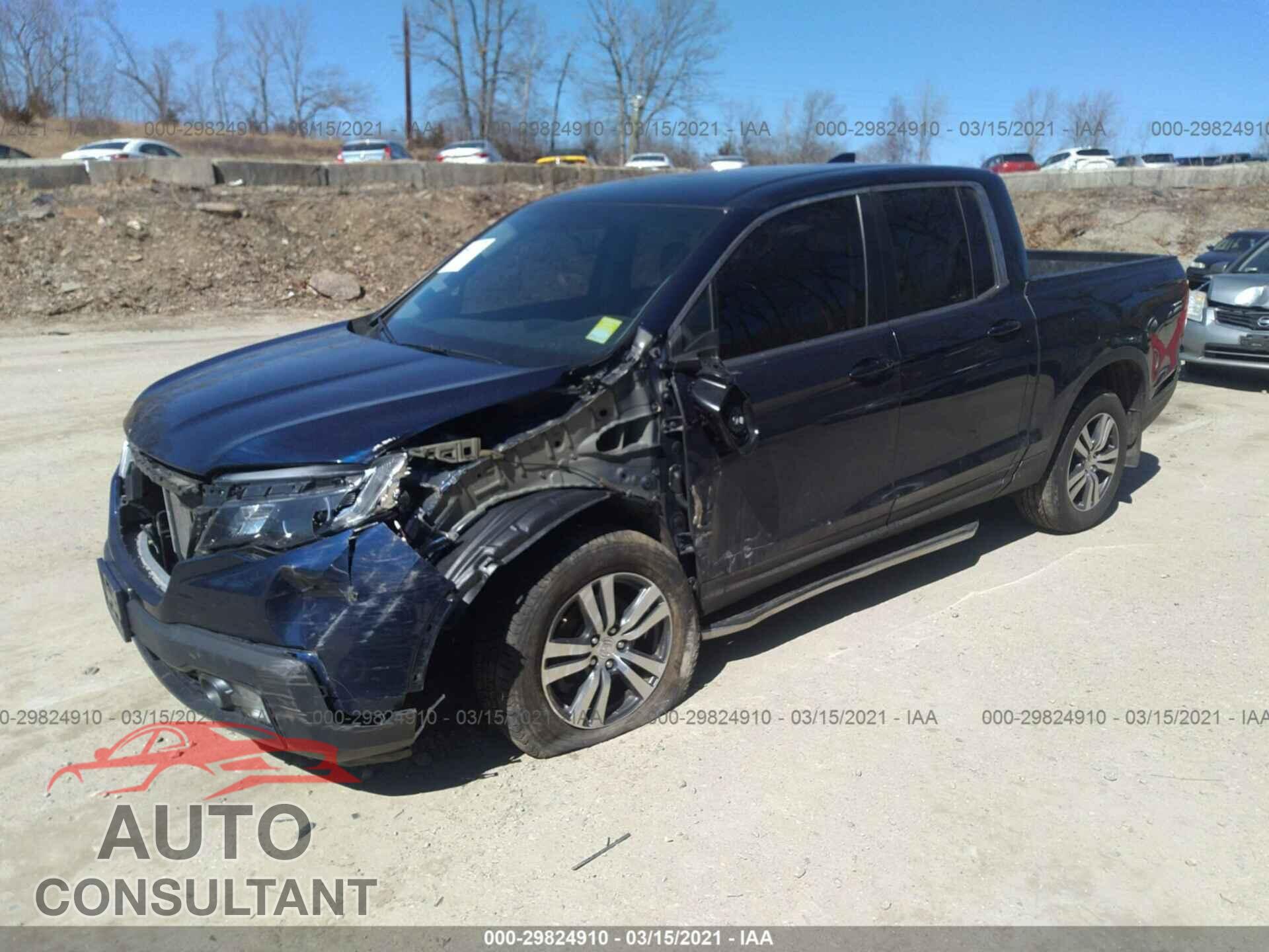 HONDA RIDGELINE 2017 - 5FPYK3F43HB021034