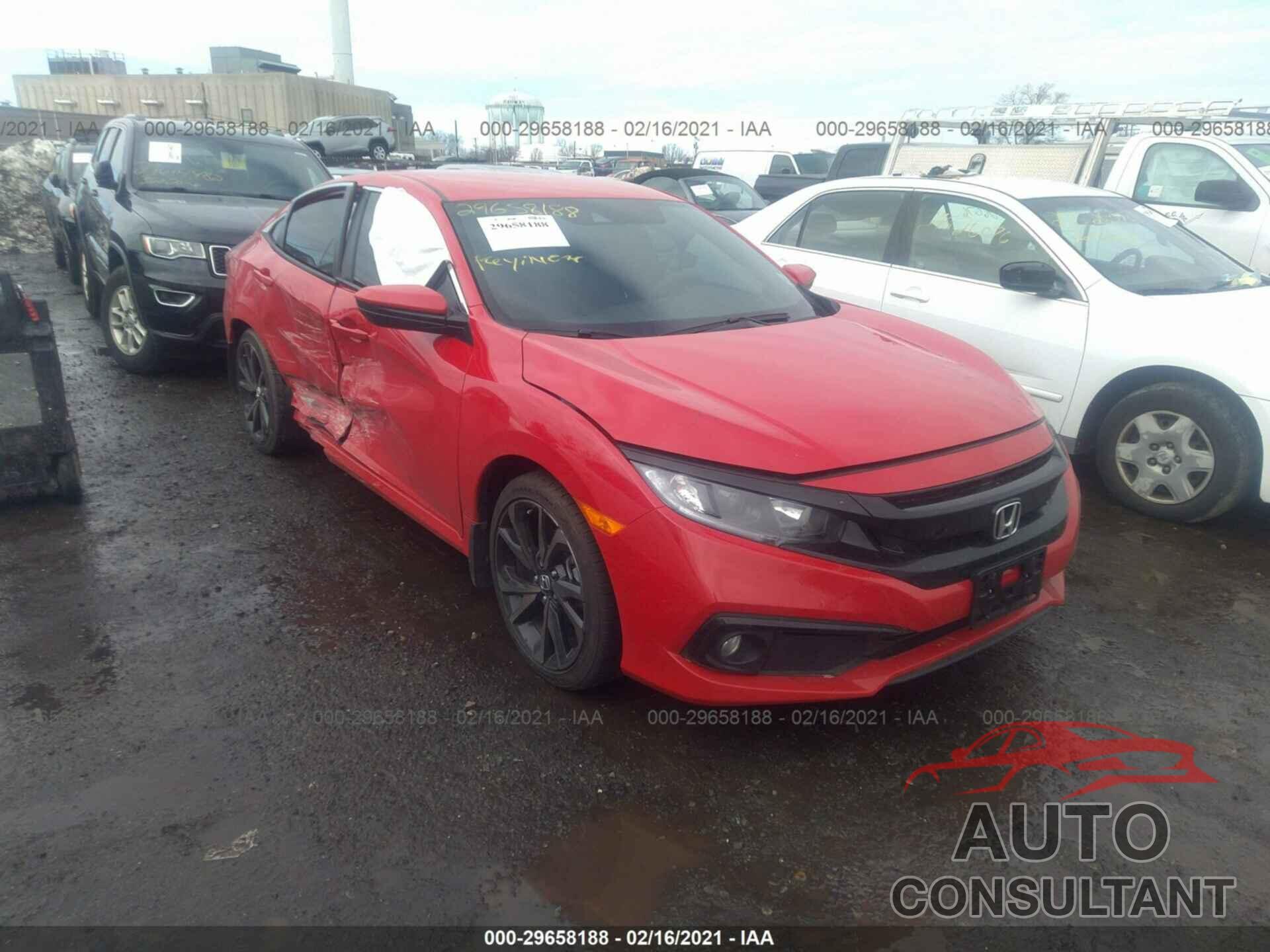 HONDA CIVIC SEDAN 2020 - 2HGFC2F81LH593265