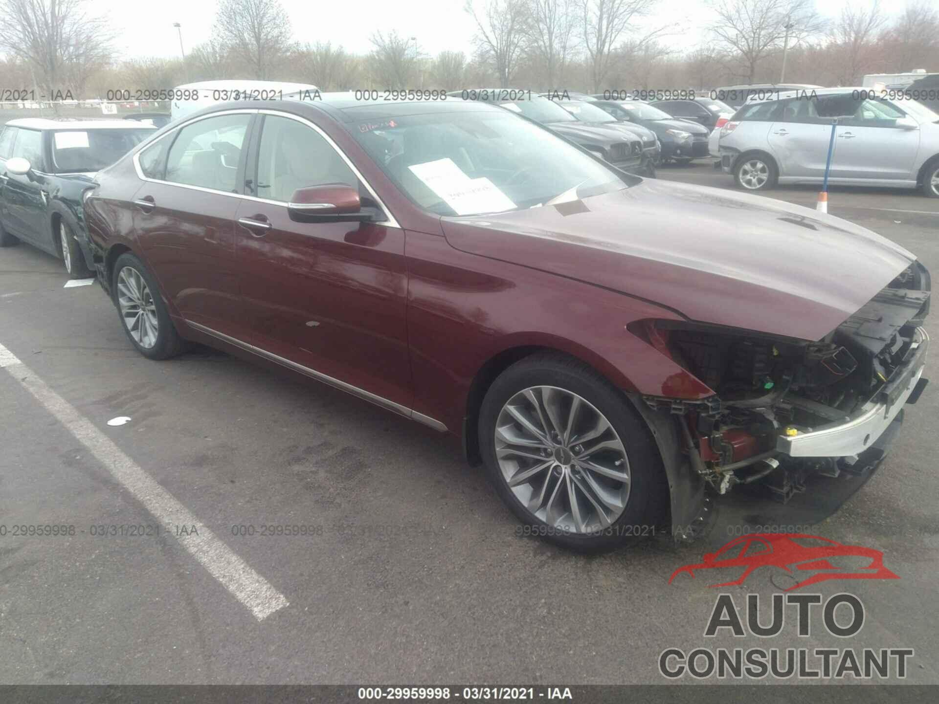 HYUNDAI GENESIS 2016 - KMHGN4JE0GU140968