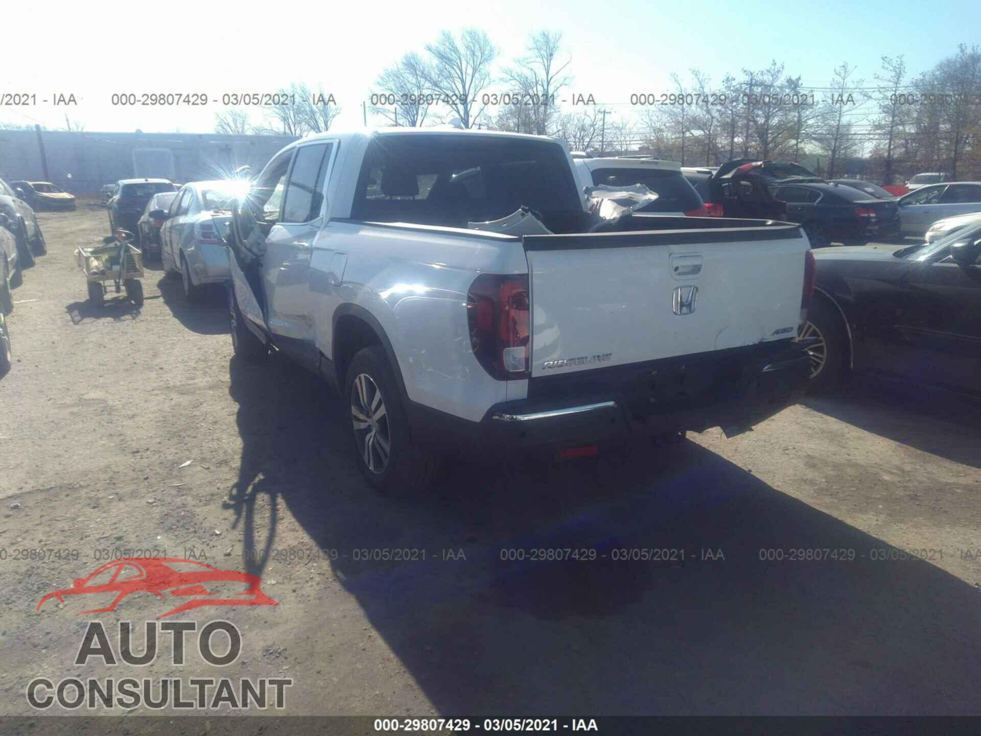 HONDA RIDGELINE 2017 - 5FPYK3F44HB013282