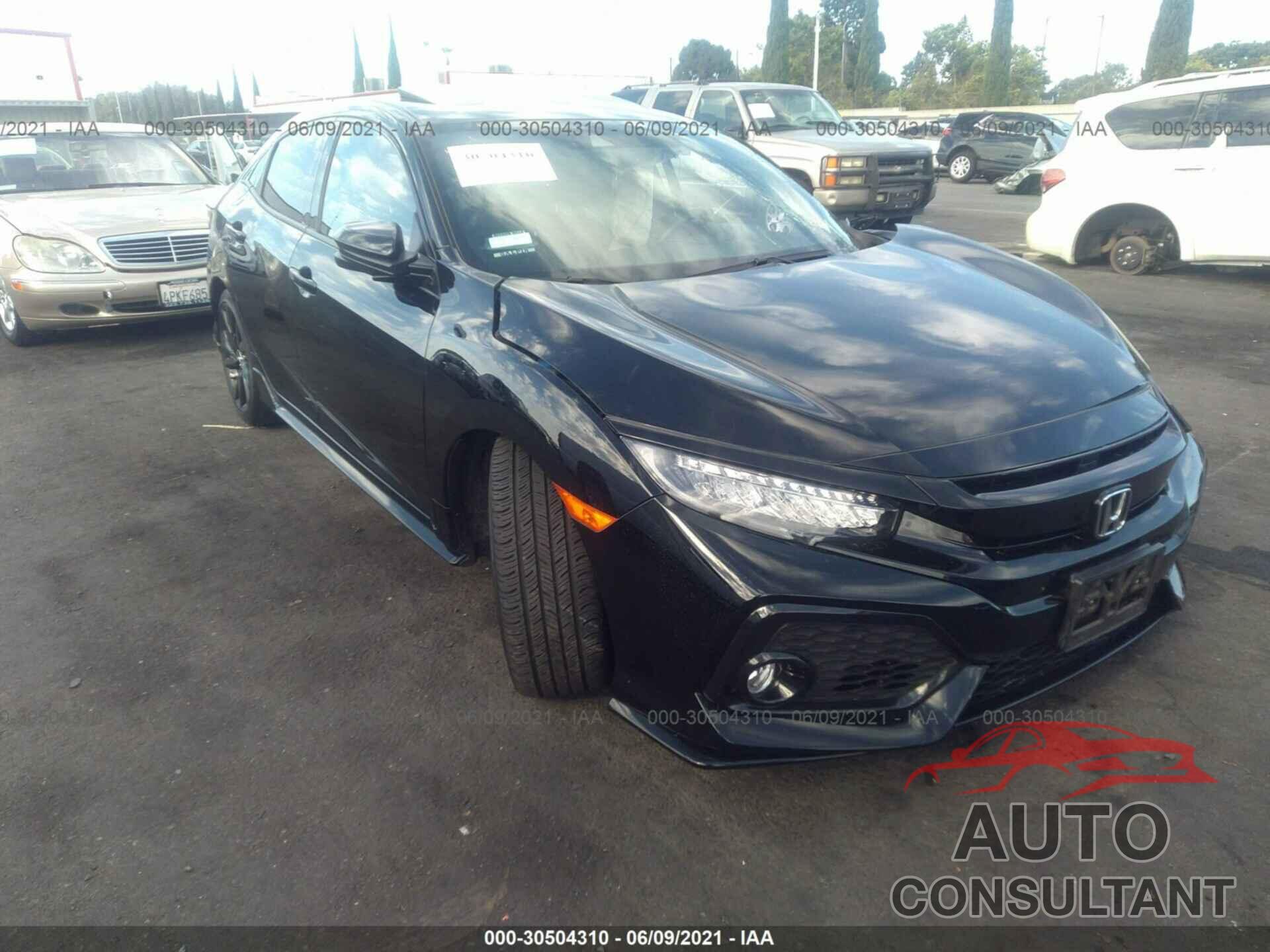 HONDA CIVIC HATCHBACK 2018 - SHHFK7H96JU416717