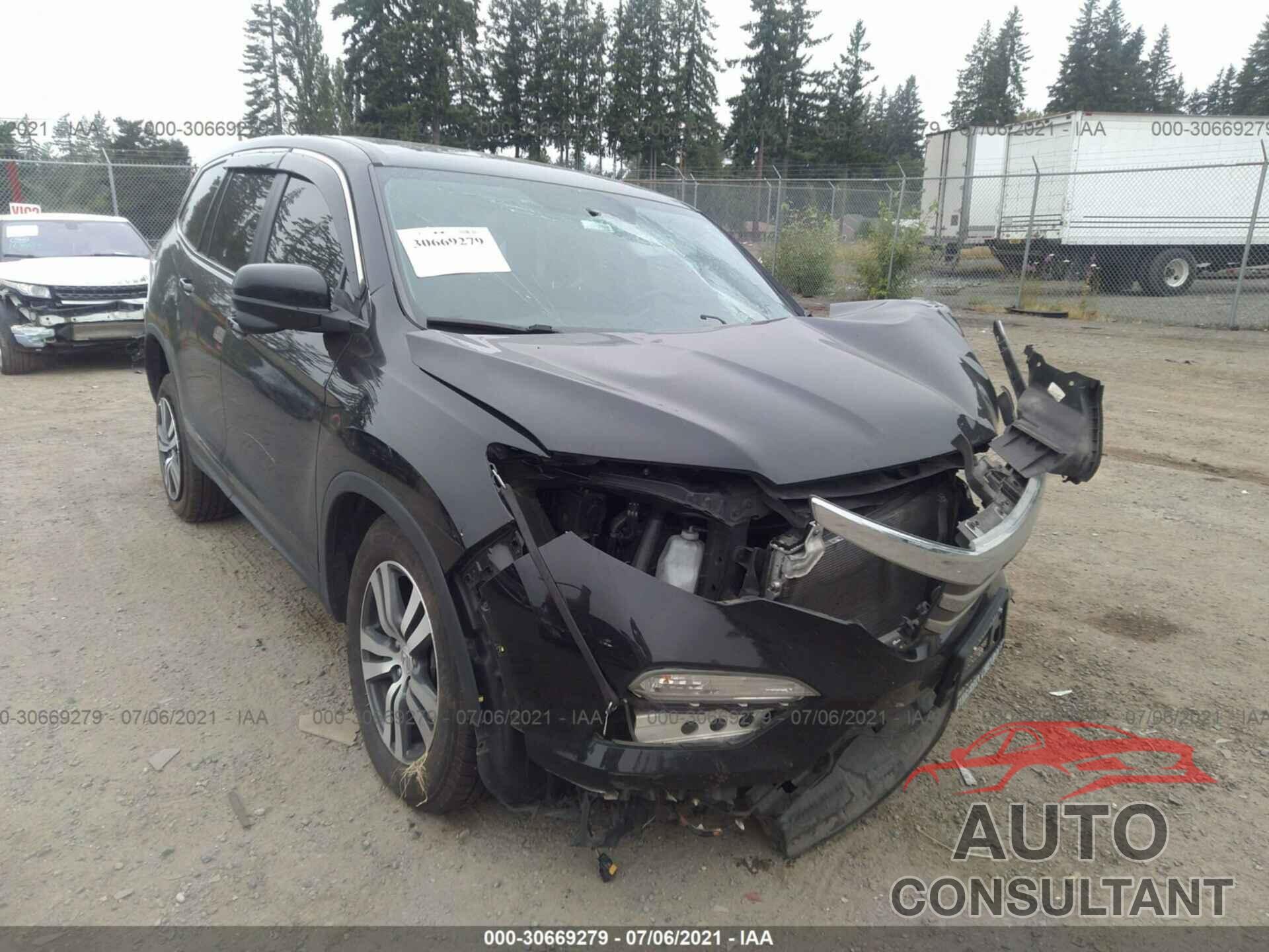 HONDA PILOT 2016 - 5FNYF6H73GB106430