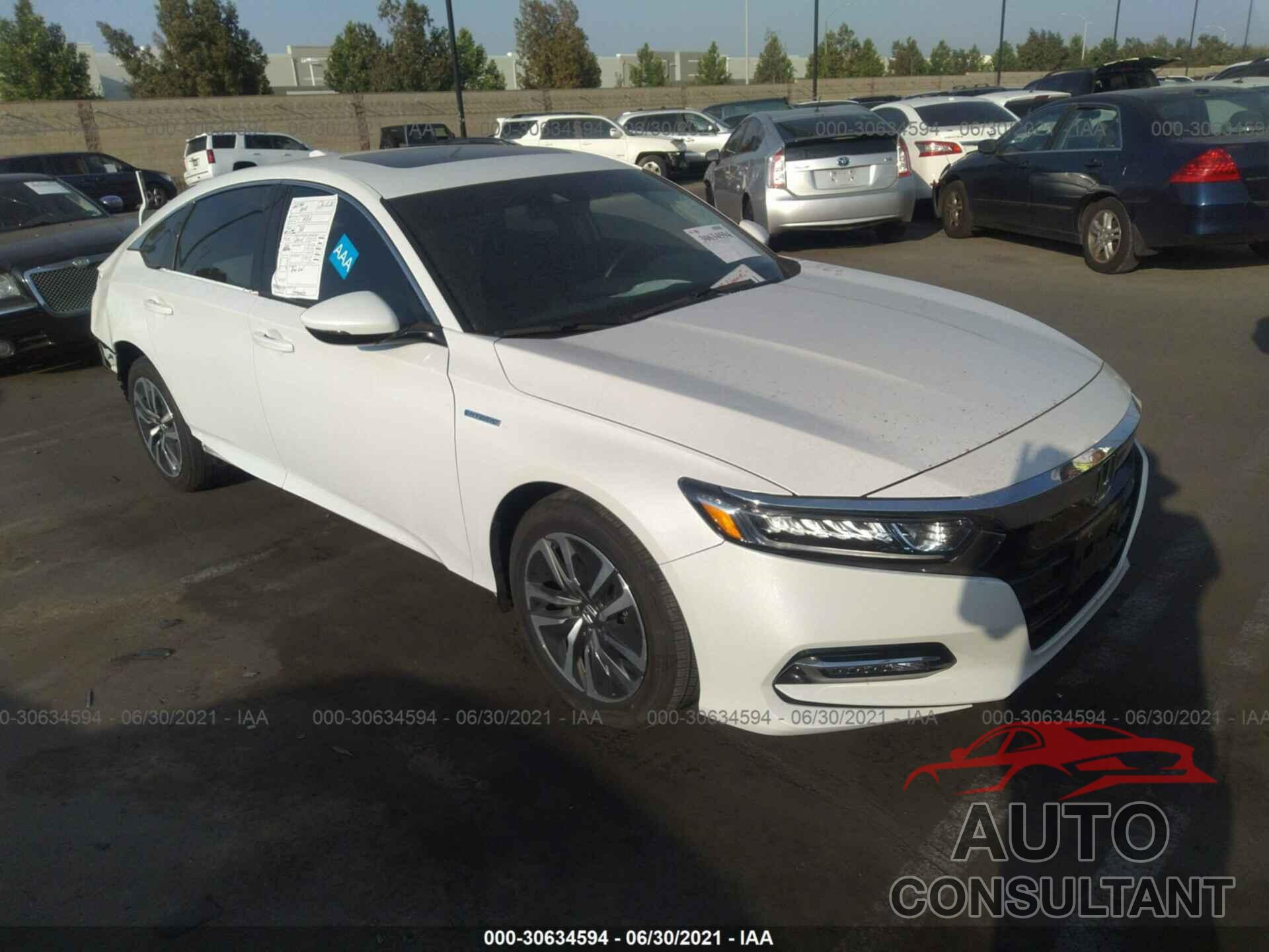 HONDA ACCORD HYBRID 2019 - 1HGCV3F54KA016171