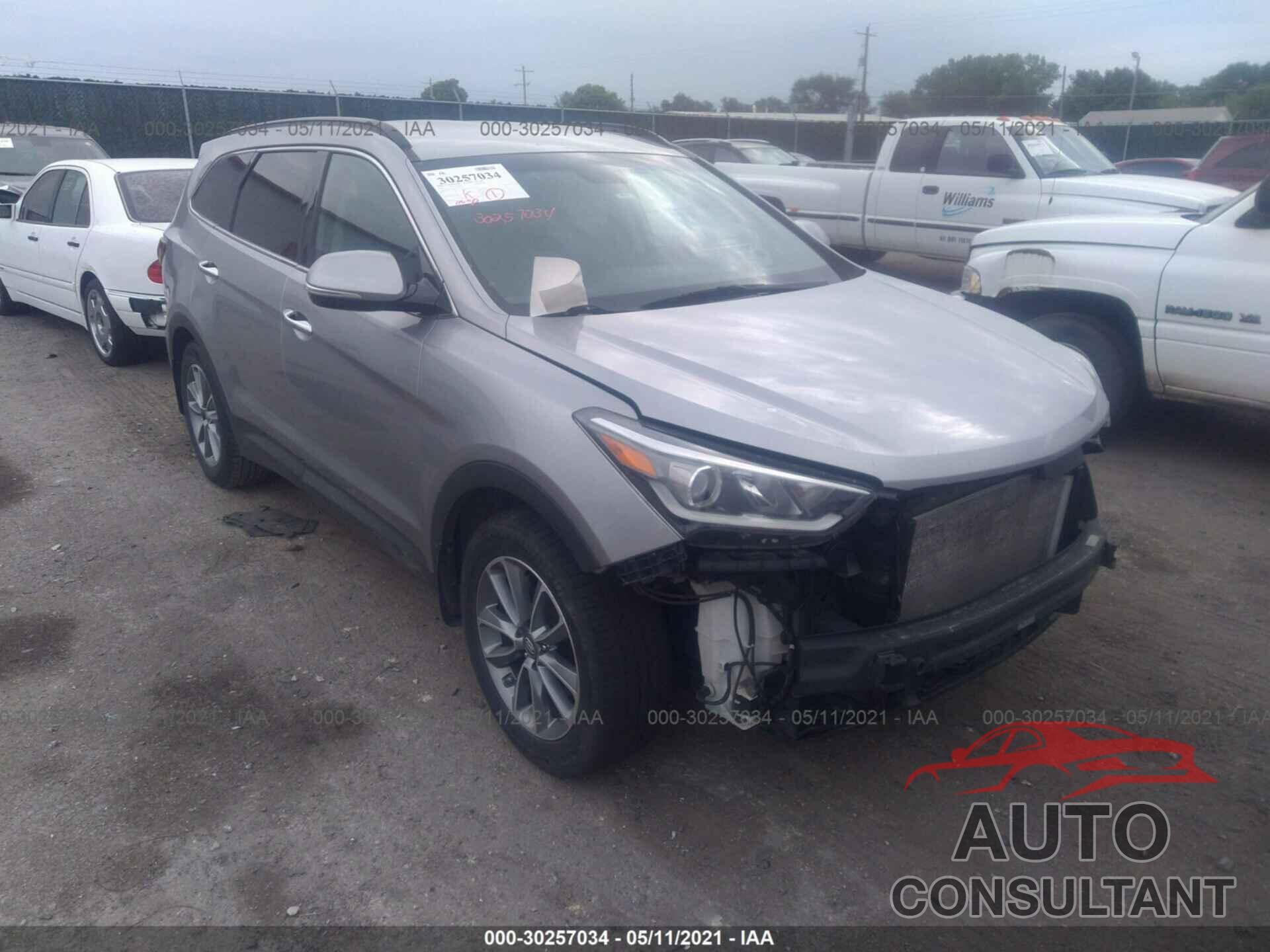 HYUNDAI SANTA FE 2017 - KM8SN4HF0HU192613