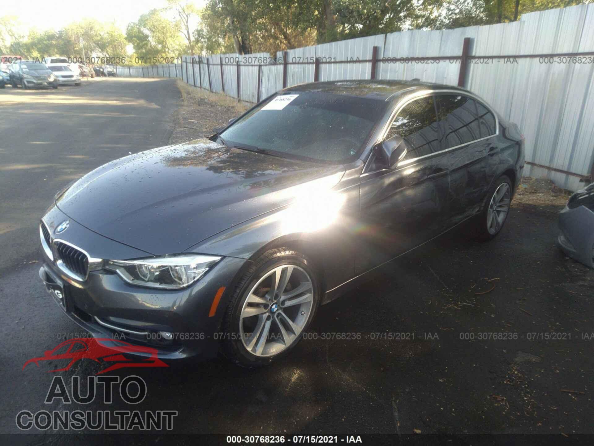 BMW 3 SERIES 2017 - WBA8D9C34HA005772