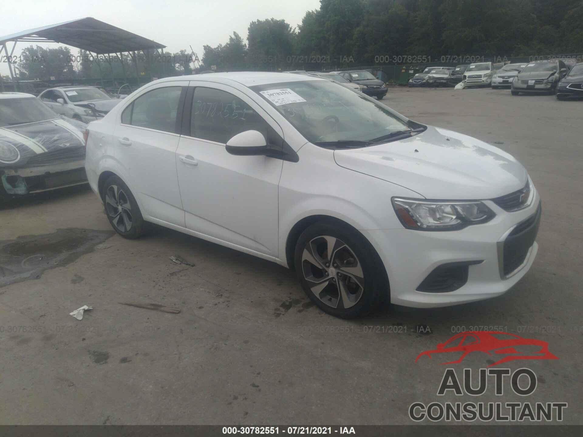 CHEVROLET SONIC 2018 - 1G1JF5SB1J4134128