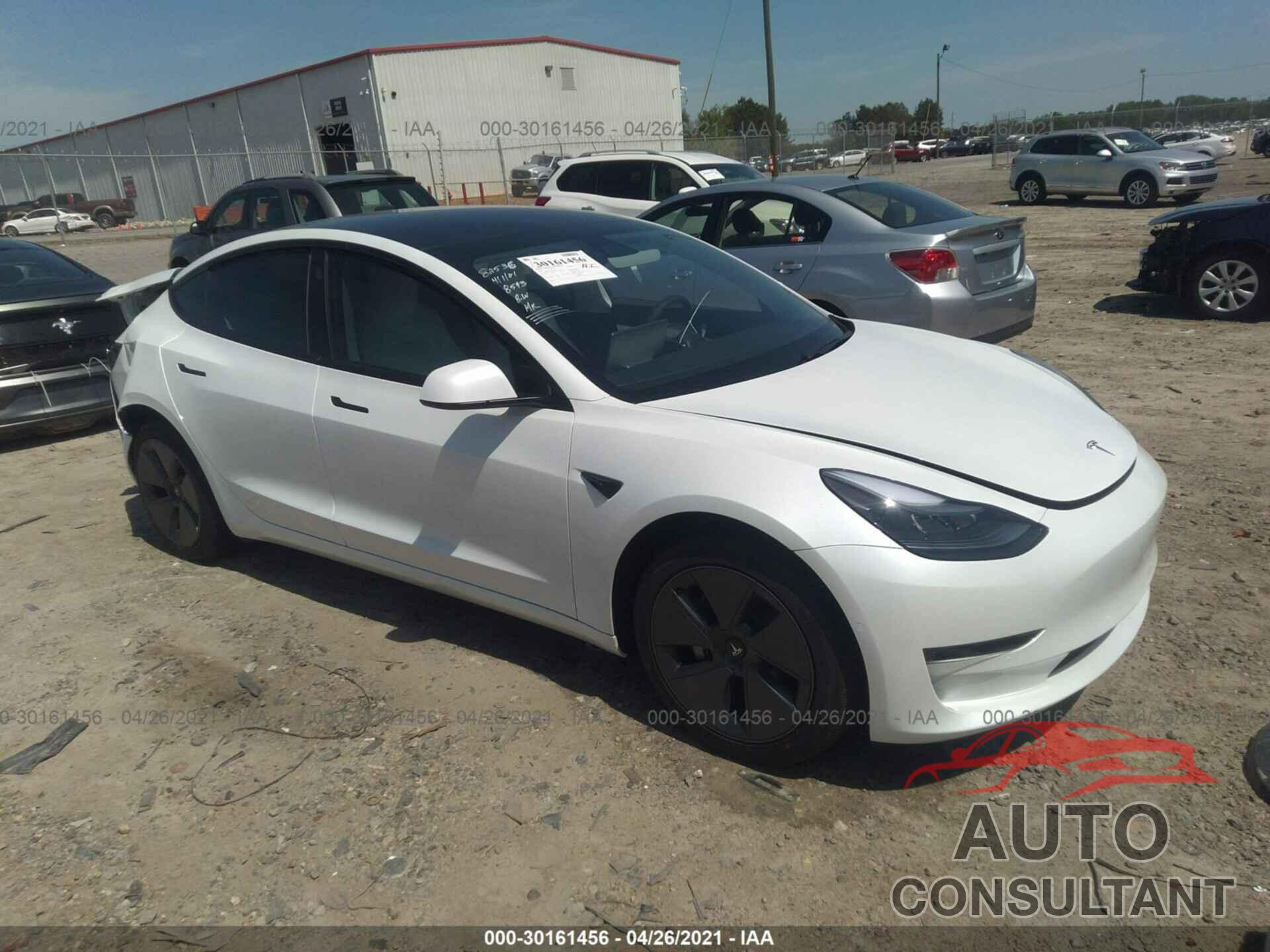 TESLA MODEL 3 2021 - 5YJ3E1EA0MF908543