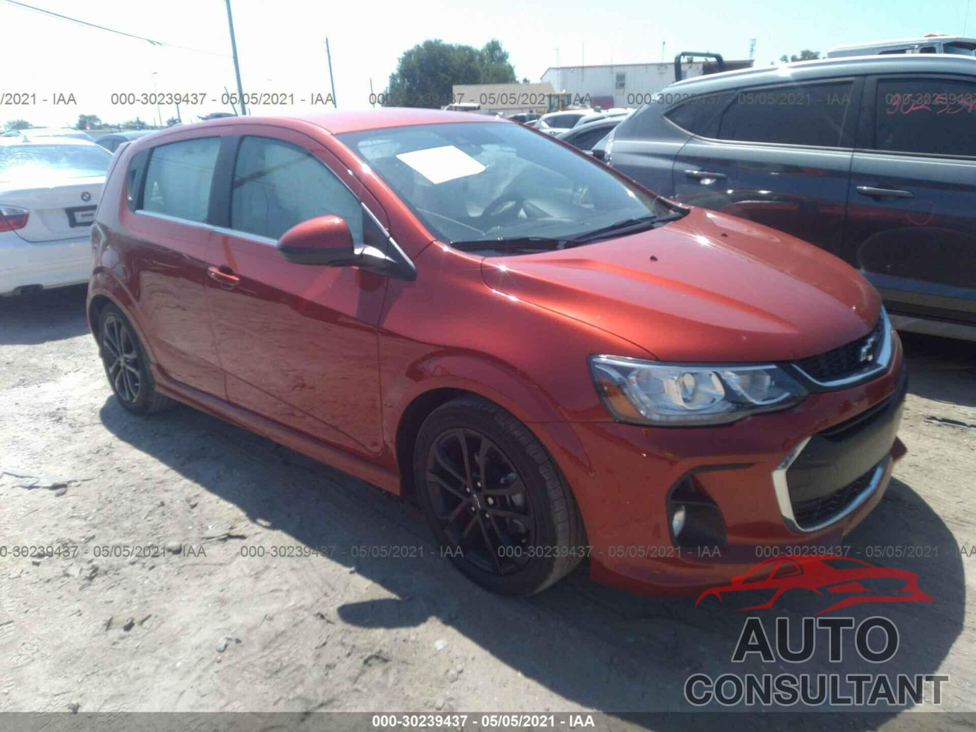 CHEVROLET SONIC 2020 - 1G1JF6SB4L4105618