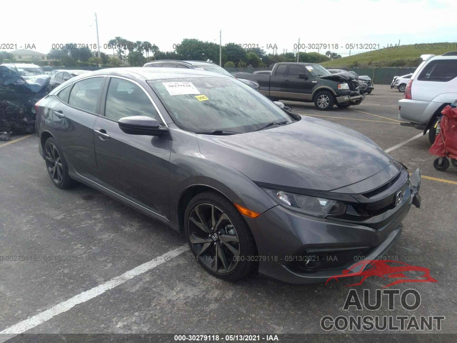 HONDA CIVIC SEDAN 2019 - 2HGFC2F83KH563442