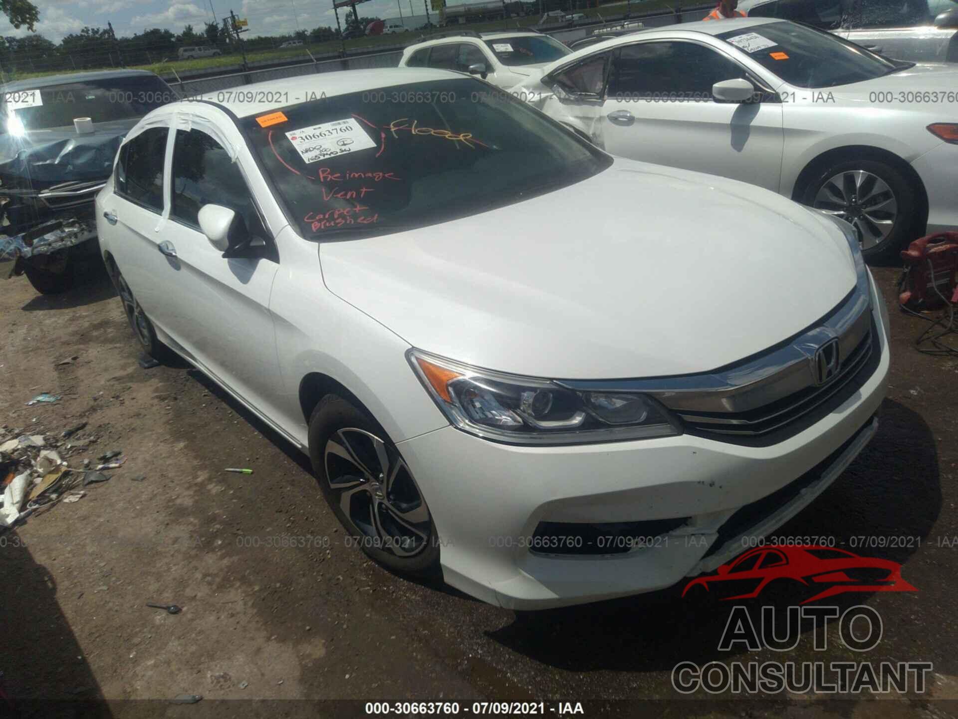 HONDA ACCORD SEDAN 2016 - 1HGCR2F33GA034178