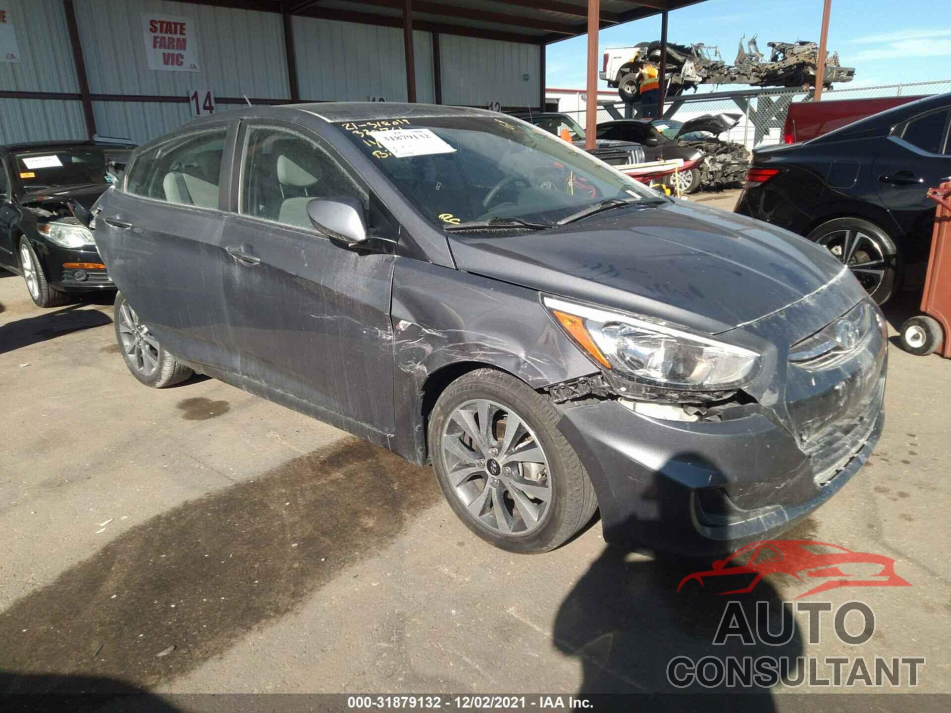 HYUNDAI ACCENT 2017 - KMHCT4AE5HU281136