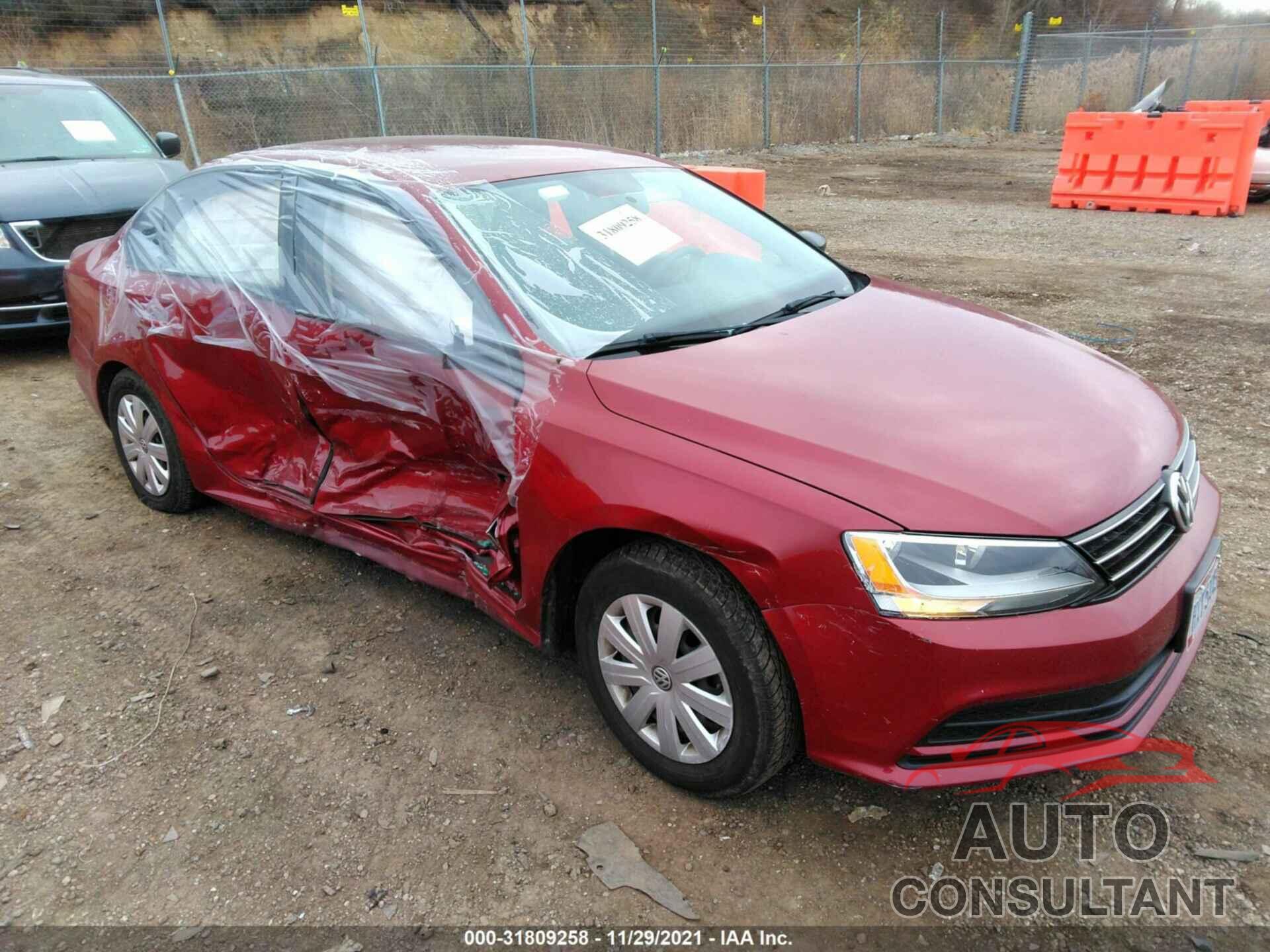 VOLKSWAGEN JETTA SEDAN 2016 - 3VW267AJXGM271174