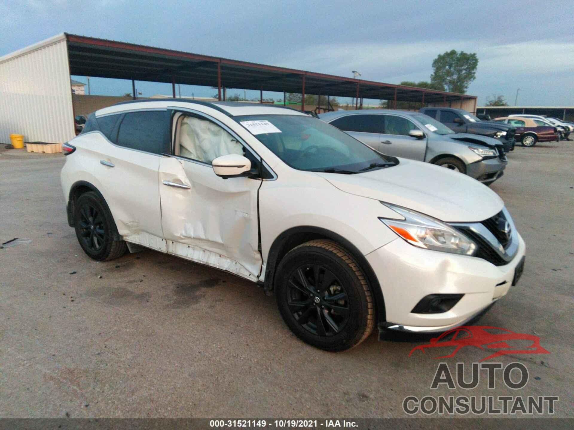 NISSAN MURANO 2017 - 5N1AZ2MG1HN149895