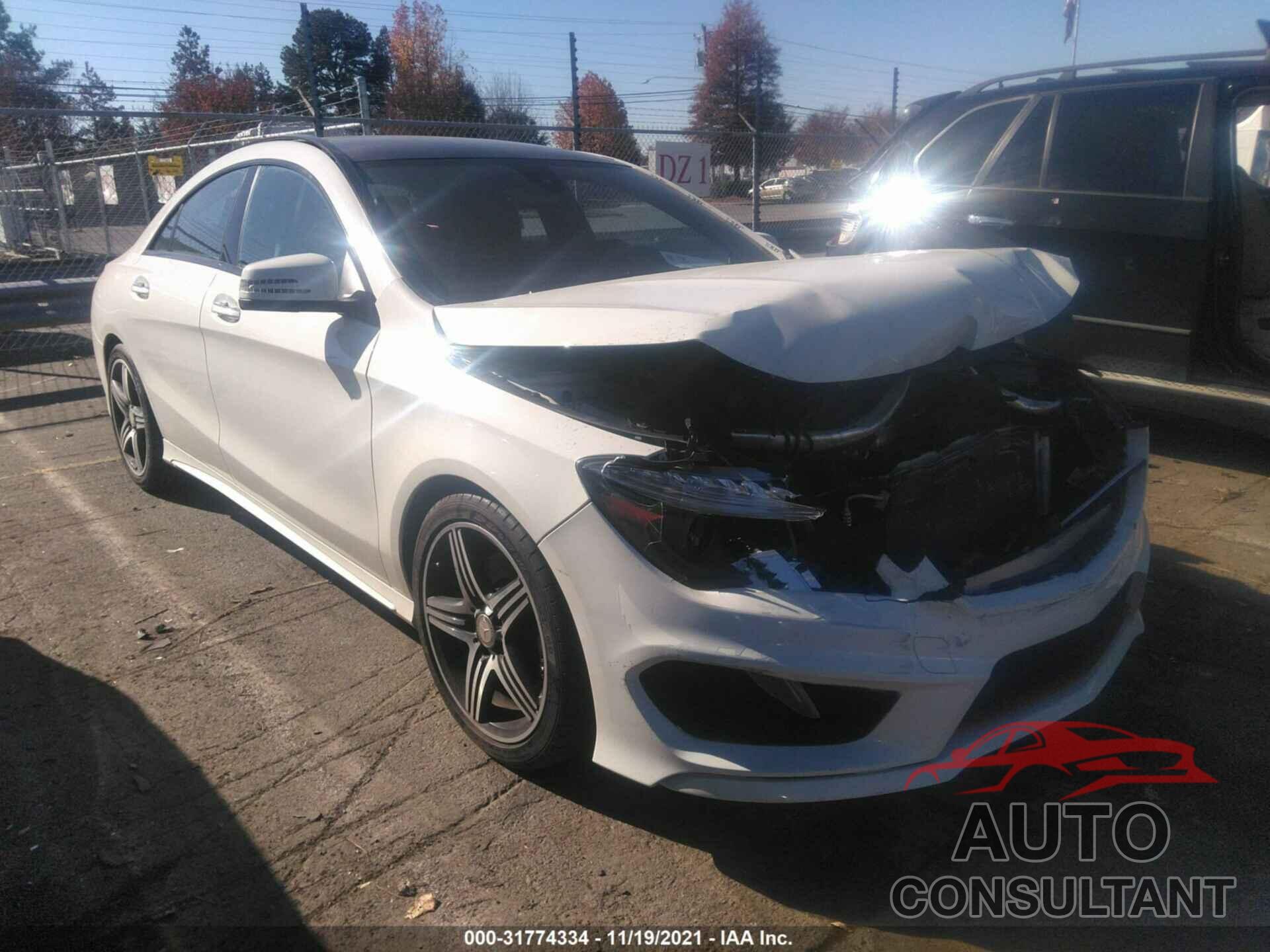 MERCEDES-BENZ CLA 2016 - WDDSJ4EB4GN369230