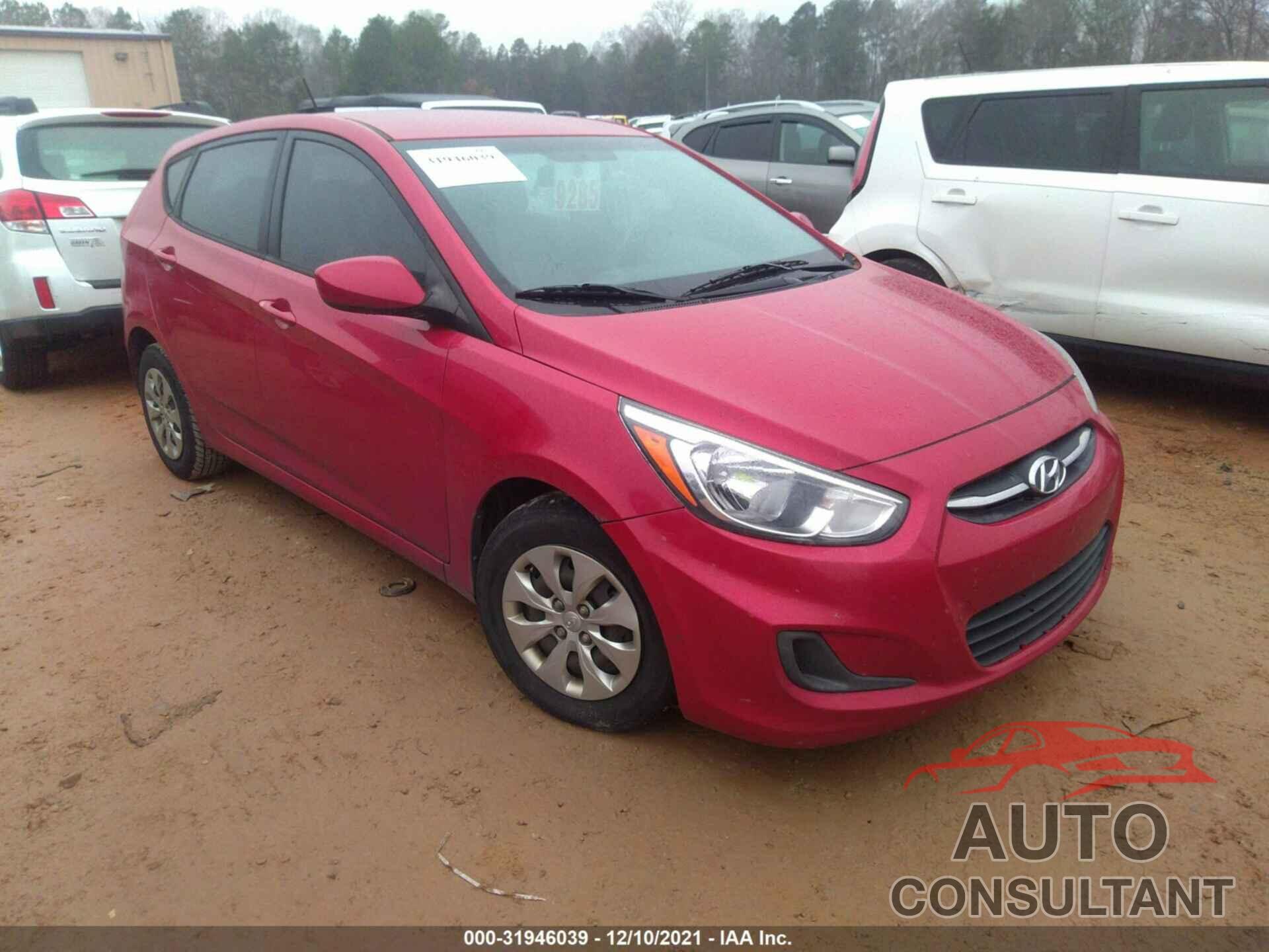 HYUNDAI ACCENT 2016 - KMHCT5AE2GU241424