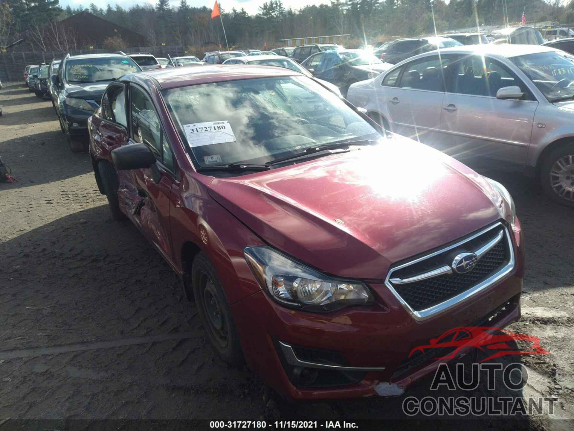SUBARU IMPREZA SEDAN 2016 - JF1GJAA65GH013610