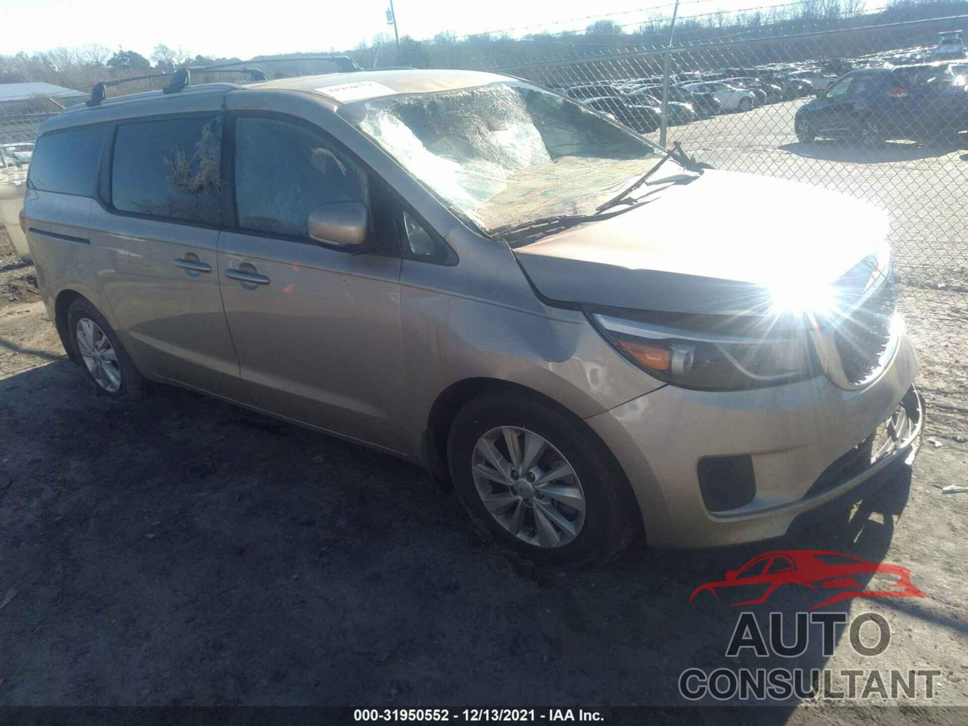 KIA SEDONA 2016 - KNDMB5C18G6134873