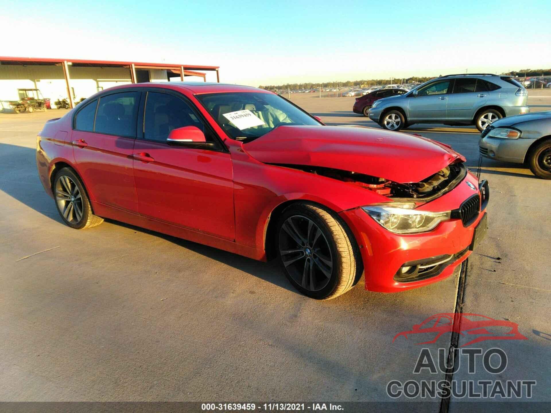 BMW 3 SERIES 2016 - WBA8E9G52GNT86019