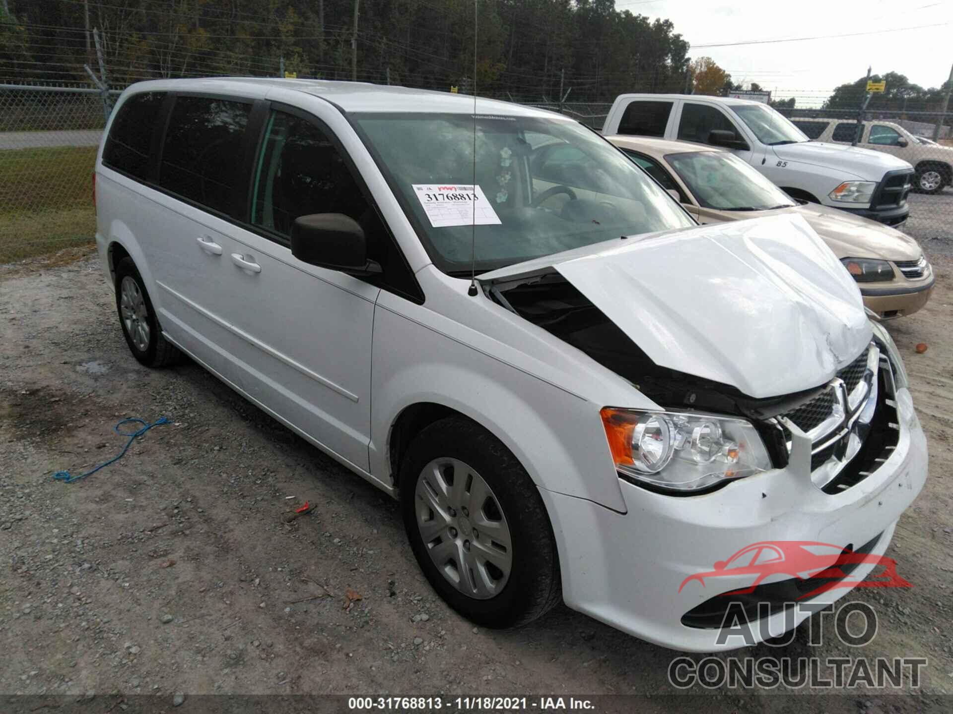 DODGE GRAND CARAVAN 2016 - 2C4RDGBGXGR209664