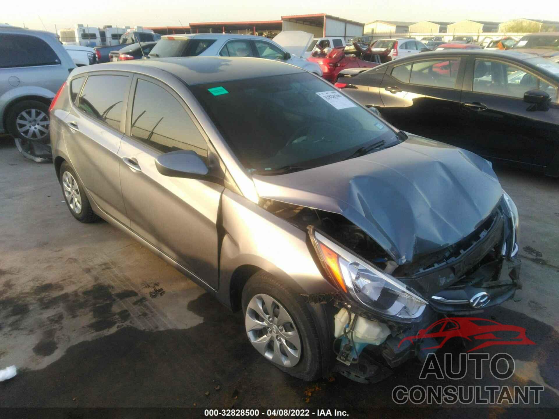 HYUNDAI ACCENT 2017 - KMHCT5AE6HU345948