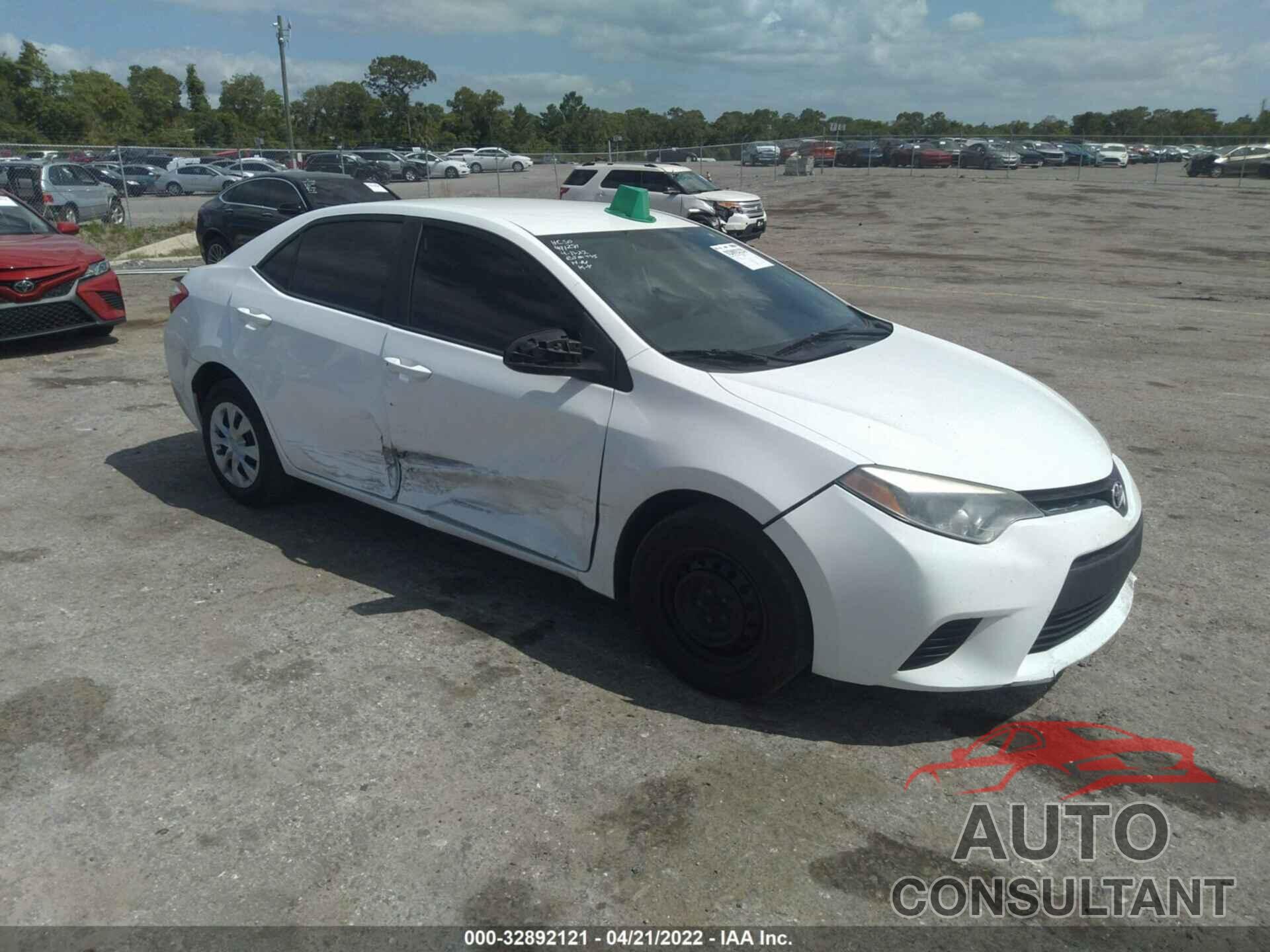 TOYOTA COROLLA 2016 - 5YFBURHE5GP446873