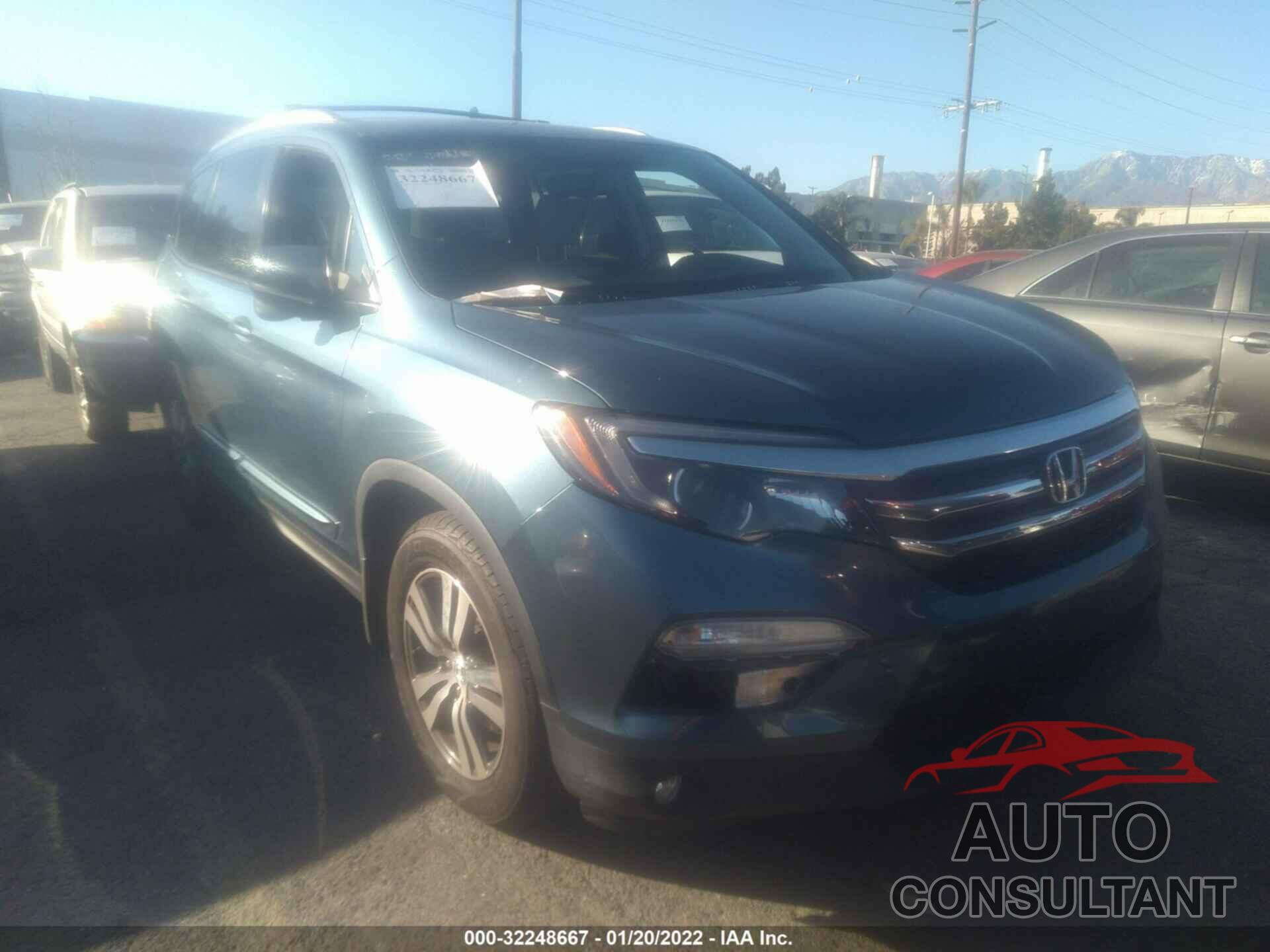 HONDA PILOT 2016 - 5FNYF6H57GB107305