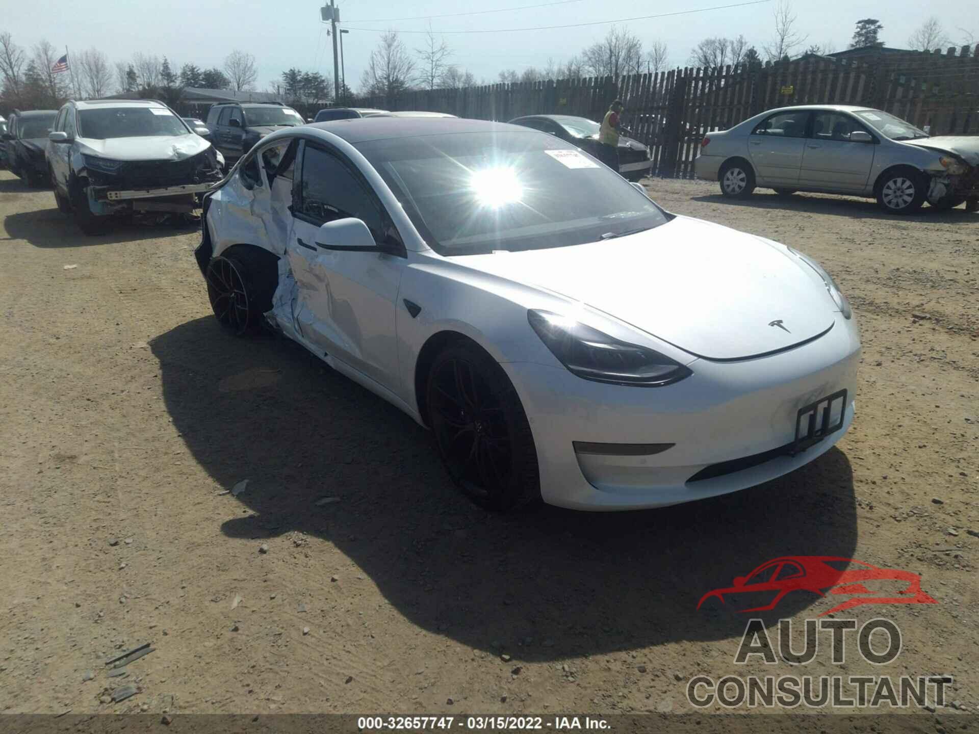 TESLA MODEL 3 2021 - 5YJ3E1EA8MF989761